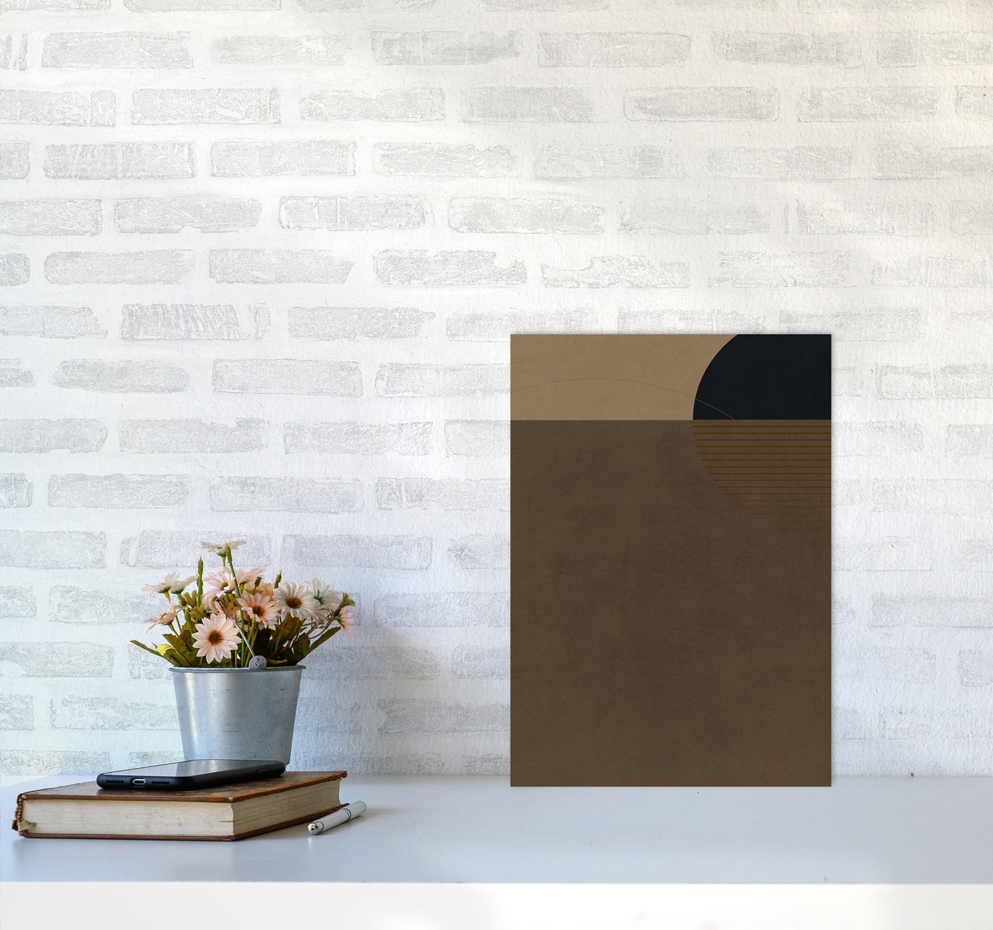 Minimal Vibes 1 Art Print by Jason Stanley A3 Black Frame