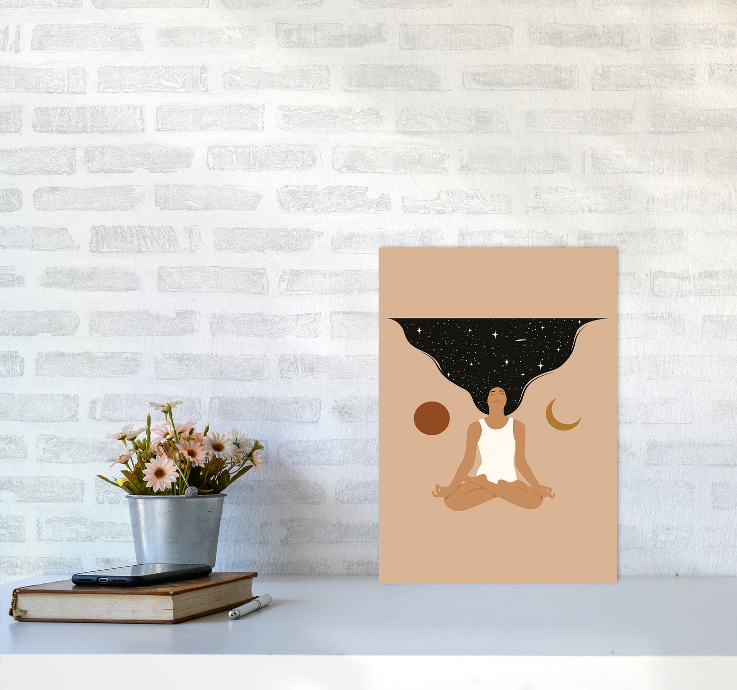 State Of Bliss Art Print by Jason Stanley A3 Black Frame