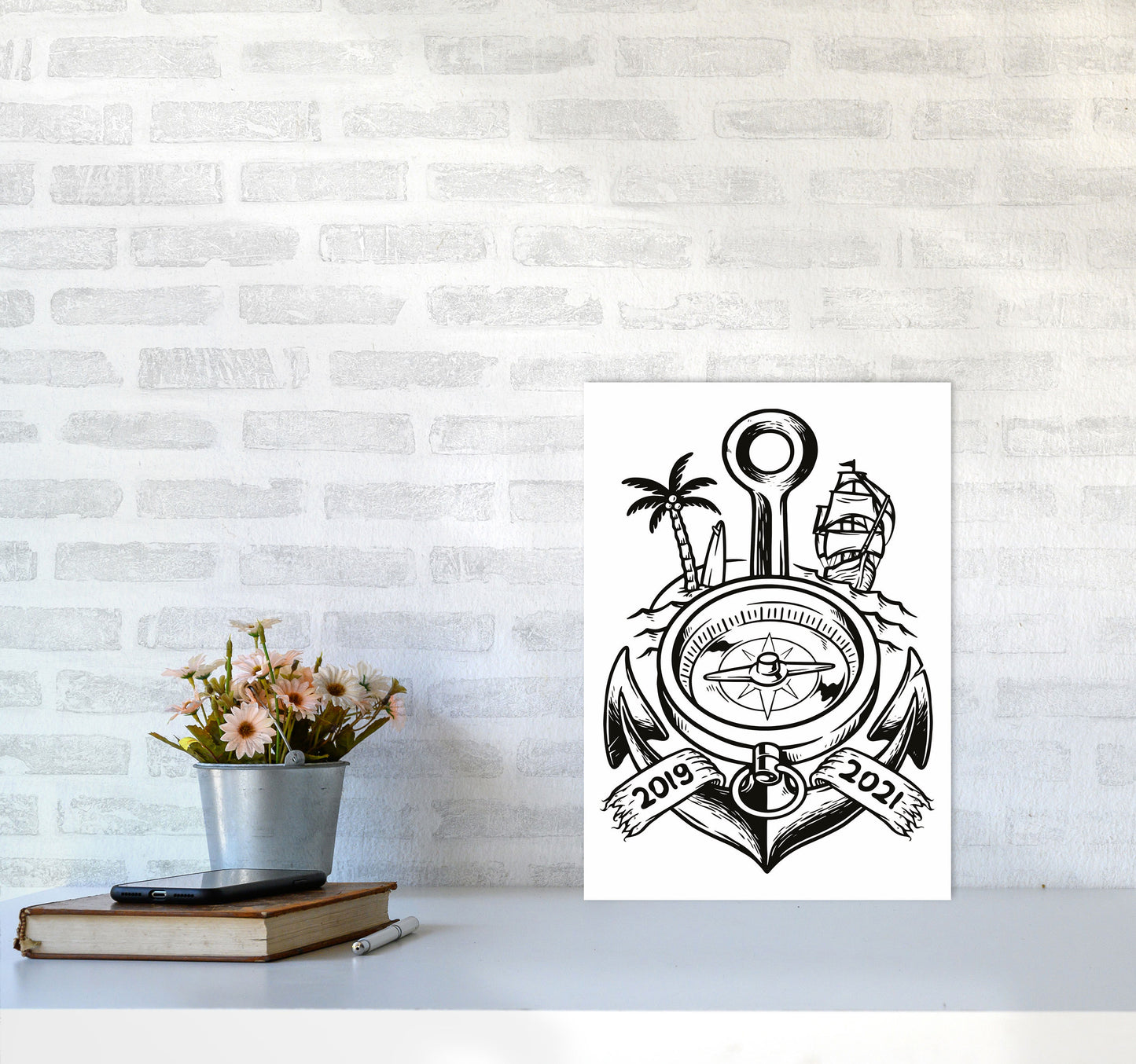 Yarrrrrrrrrr Art Print by Jason Stanley A3 Black Frame