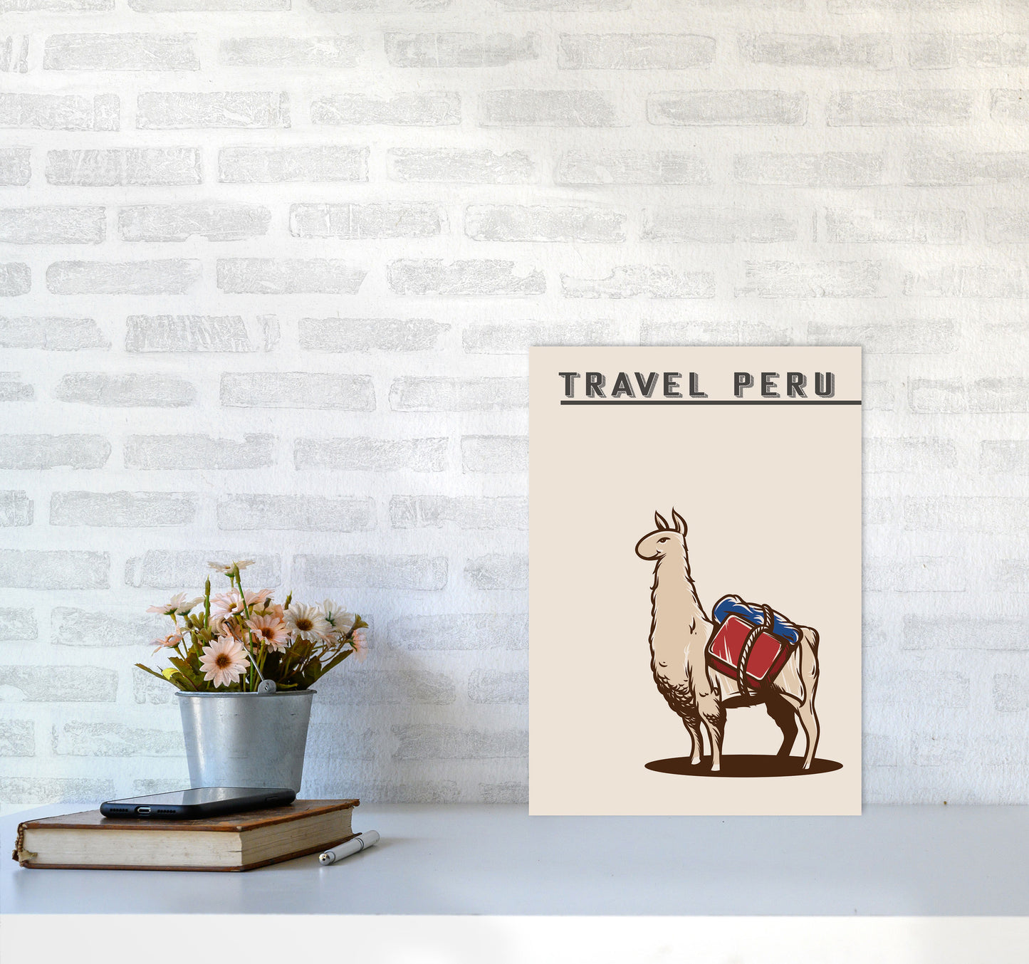Travel Peru Art Print by Jason Stanley A3 Black Frame