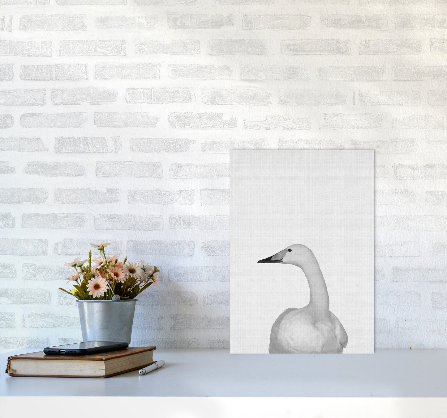 The Case Of The Lost Goose Art Print by Jason Stanley A3 Black Frame