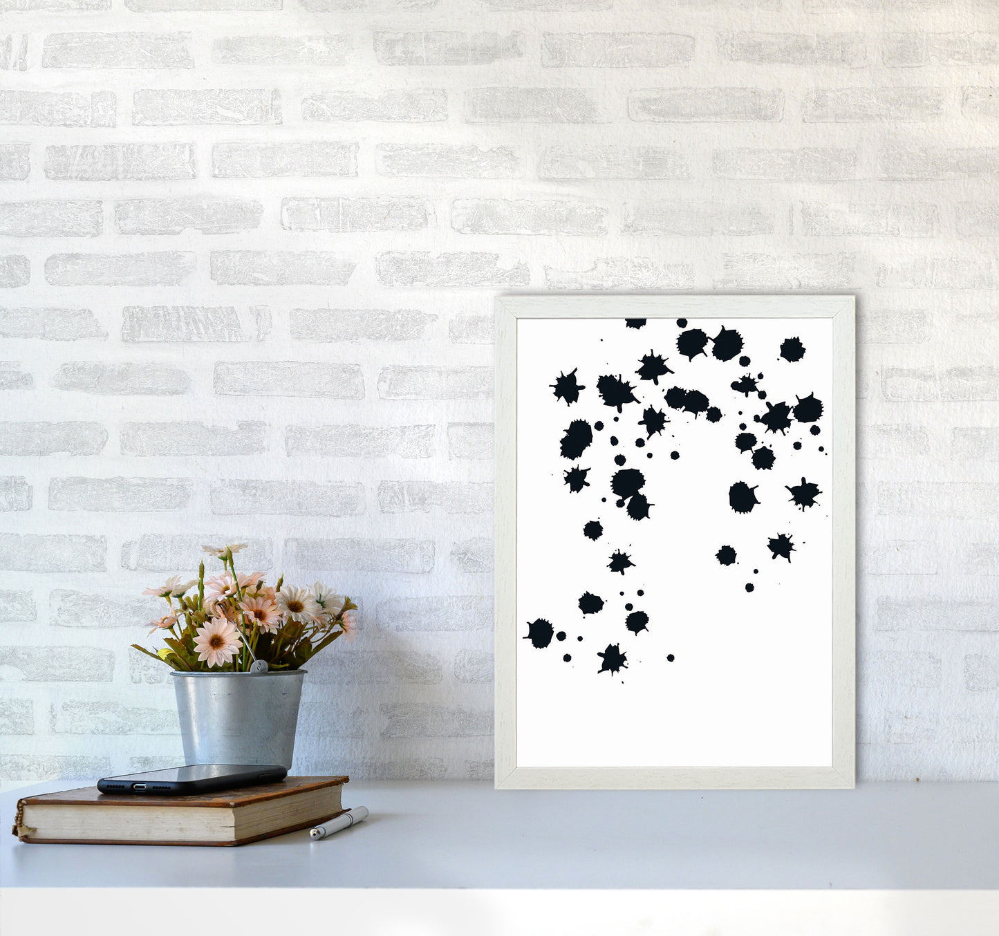 Minimal Geometric Series - 46 Art Print by Jason Stanley A3 Oak Frame
