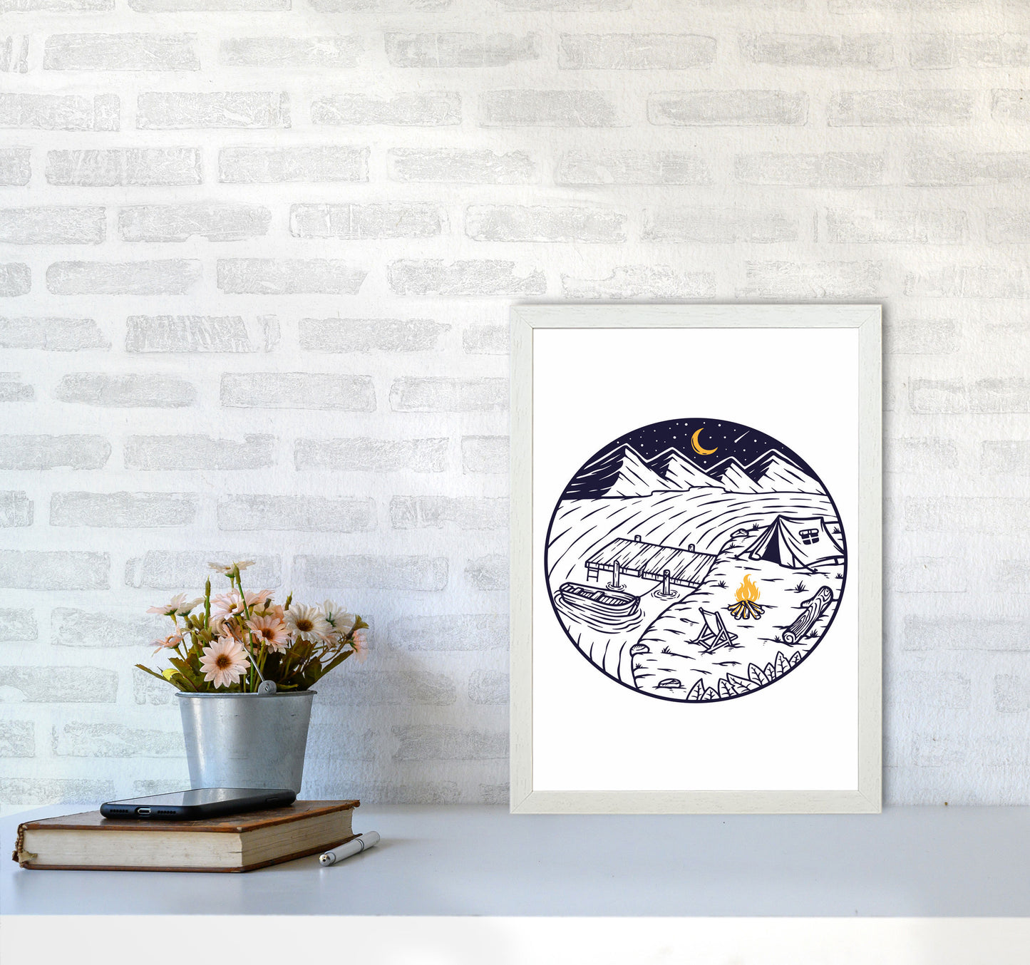 Slice Of Paradise Art Print by Jason Stanley A3 Oak Frame