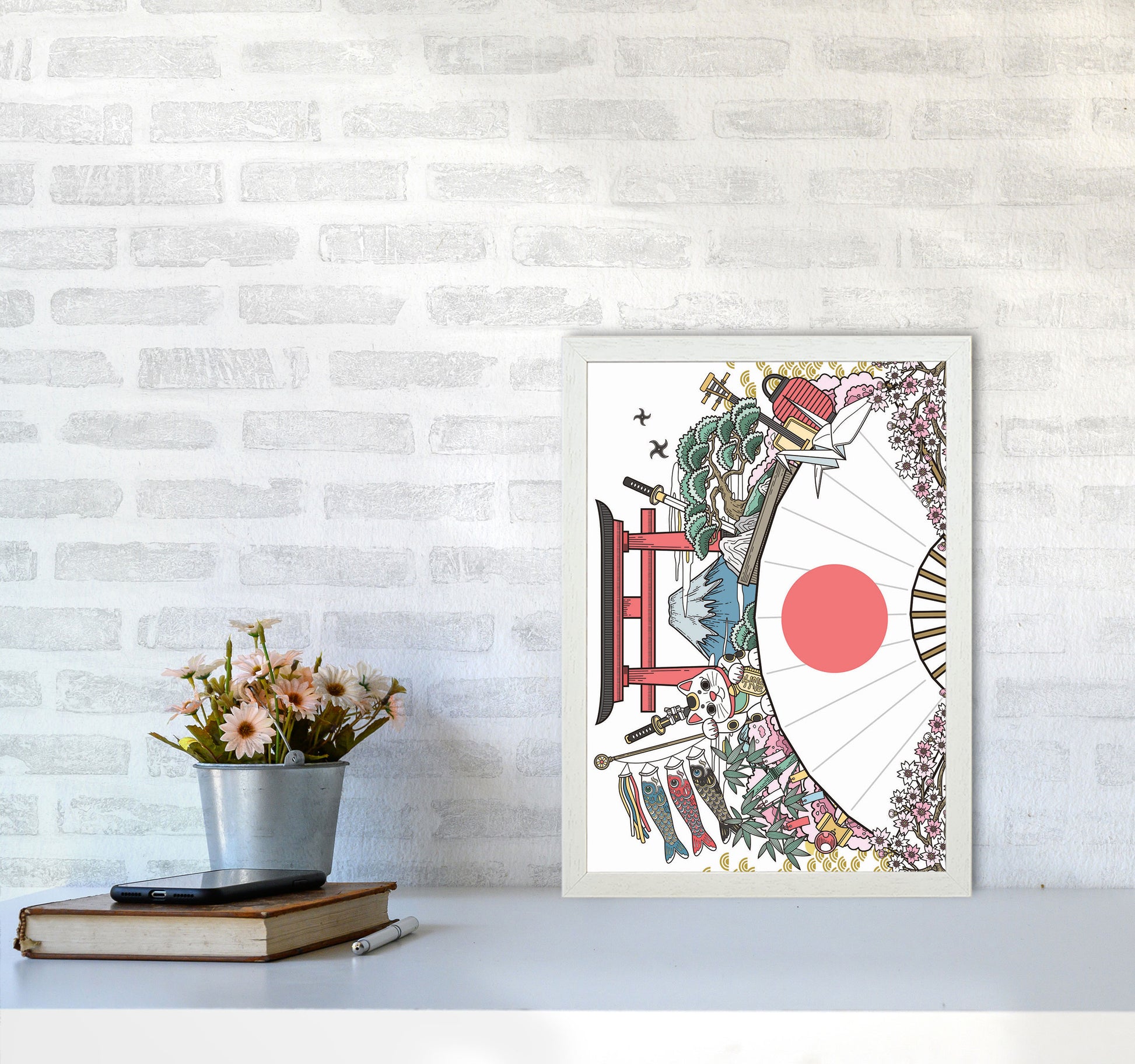All Japan Has To Offer Art Print by Jason Stanley A3 Oak Frame