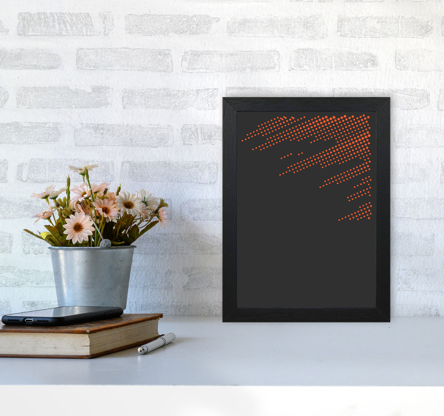Minimal Geometric Series - 42 Art Print by Jason Stanley A4 White Frame