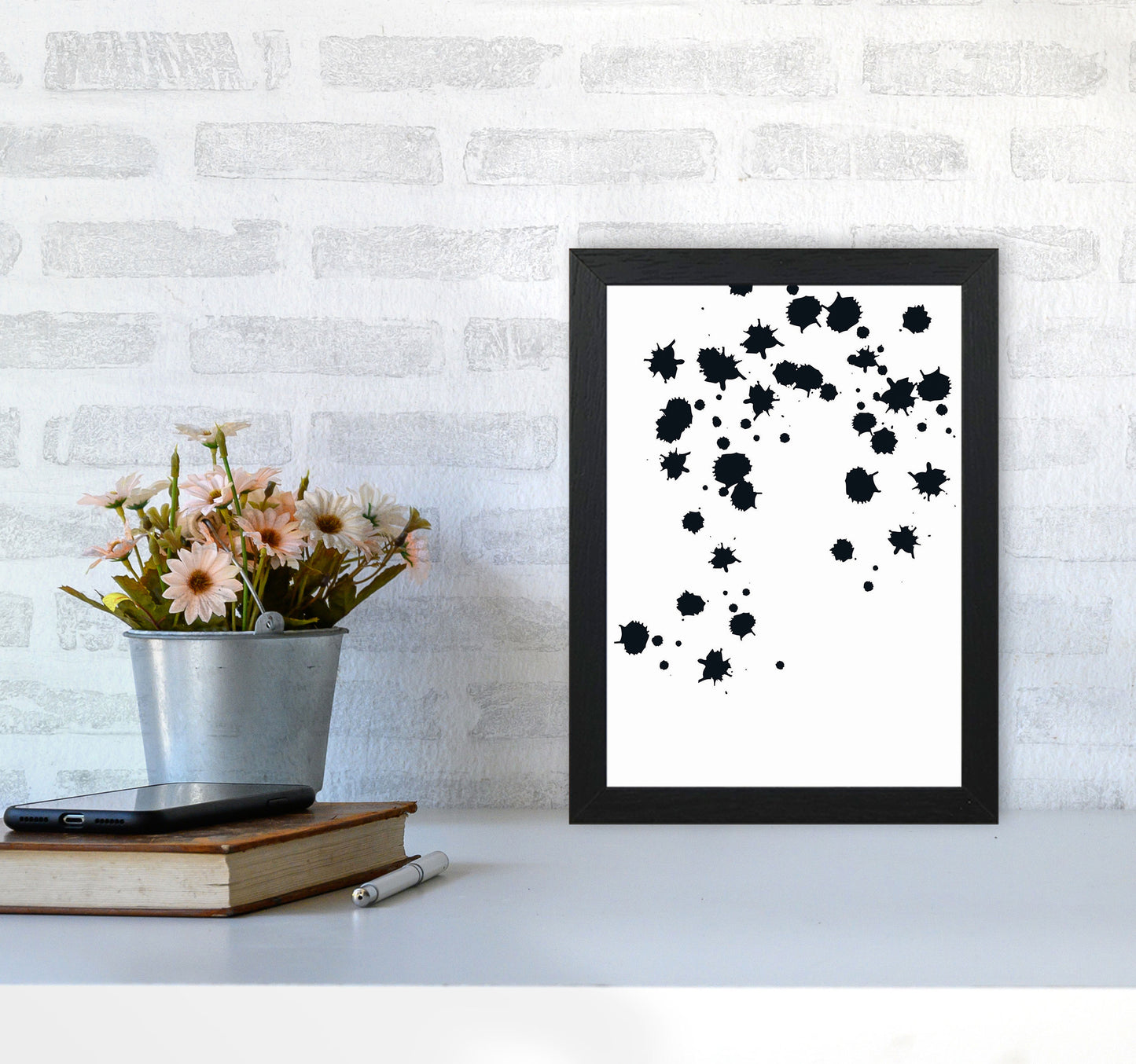 Minimal Geometric Series - 46 Art Print by Jason Stanley A4 White Frame