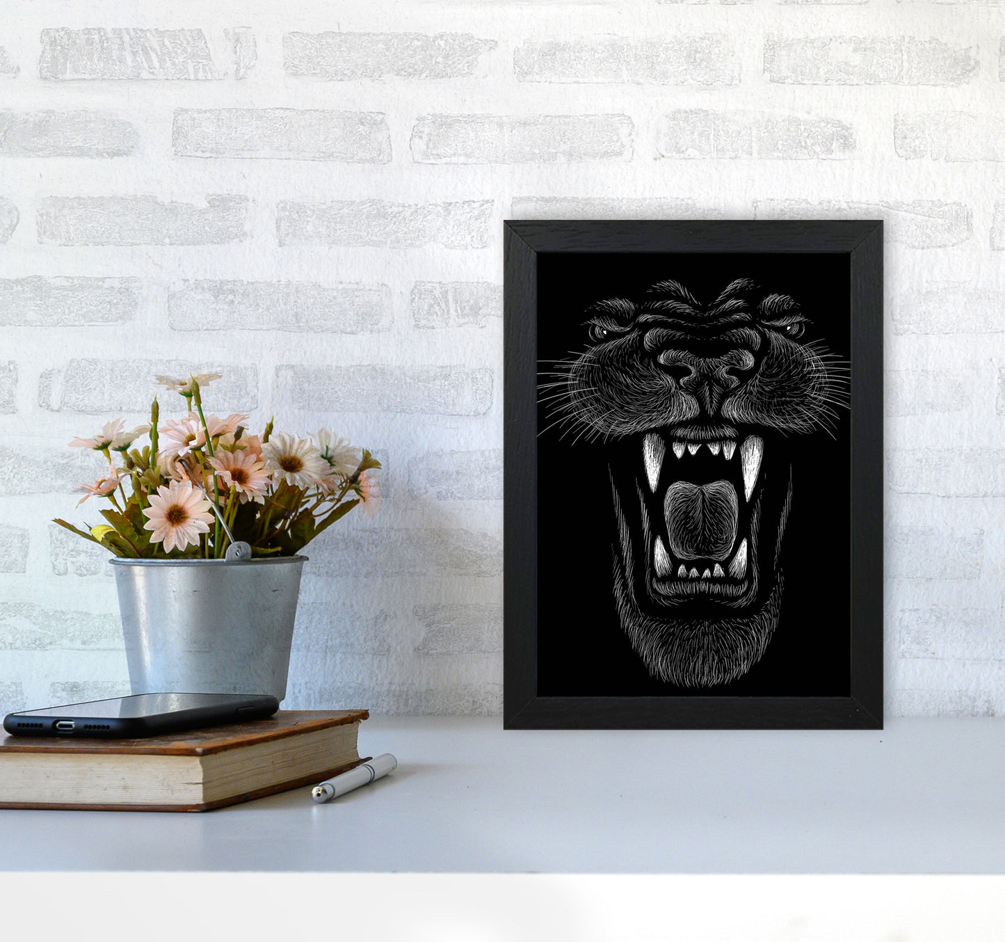 Up Close And Personal Art Print by Jason Stanley A4 White Frame