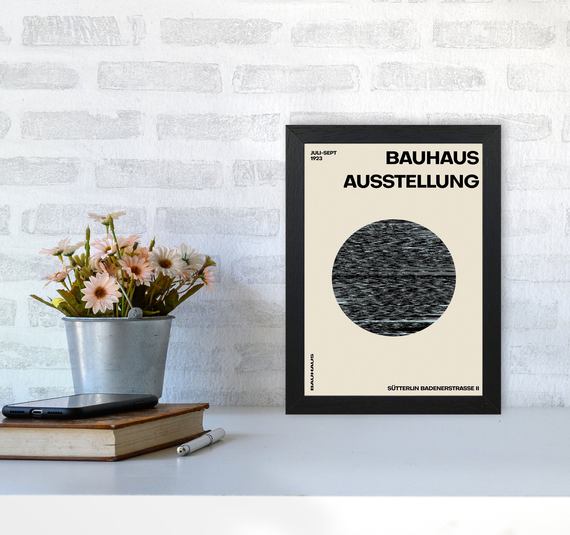 Bauhaus Distortion Art Print by Jason Stanley A4 White Frame