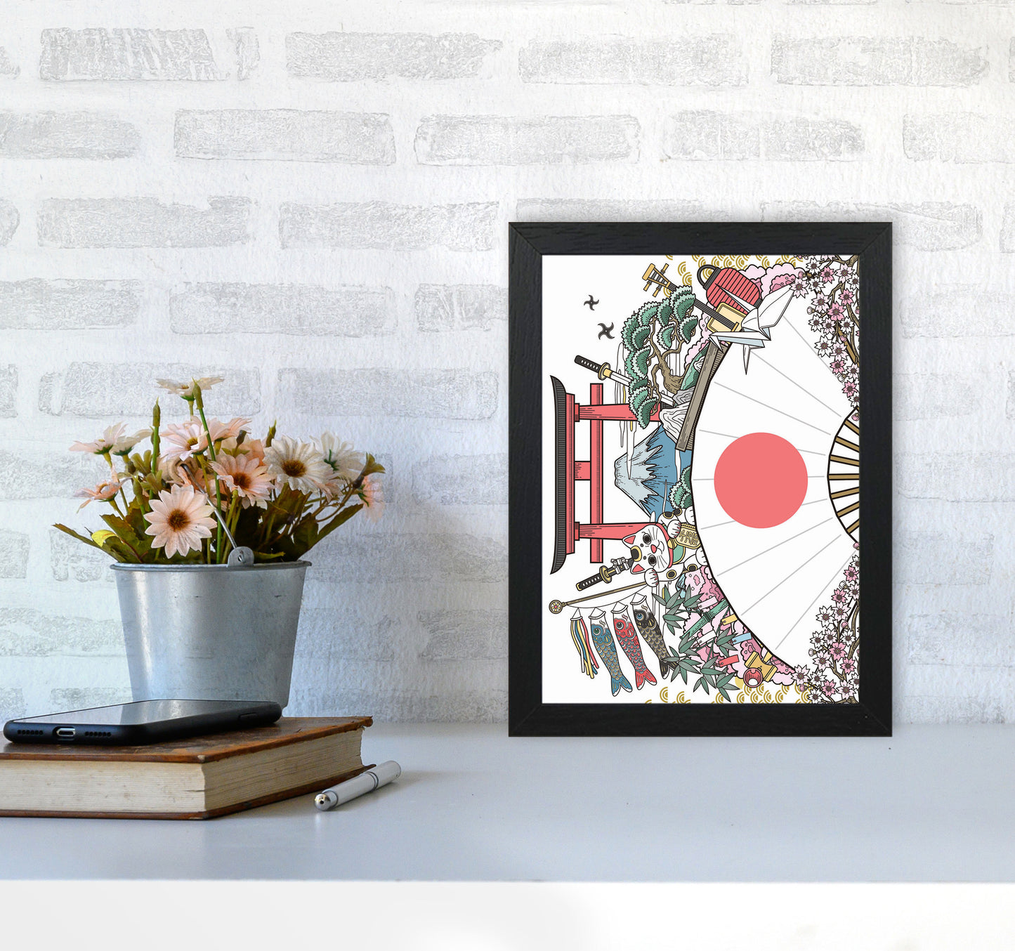 All Japan Has To Offer Art Print by Jason Stanley A4 White Frame