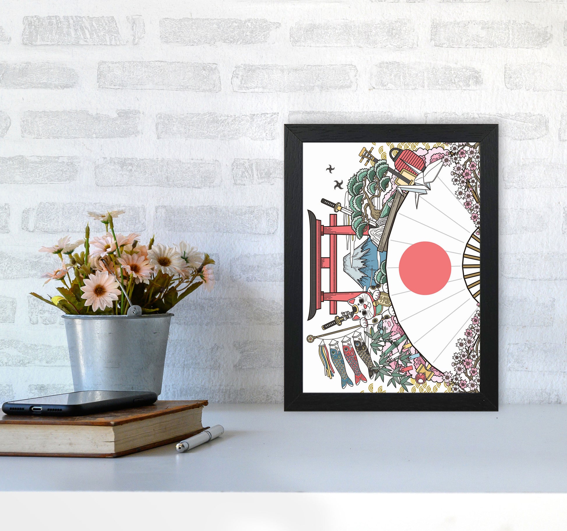 All Japan Has To Offer Art Print by Jason Stanley A4 White Frame