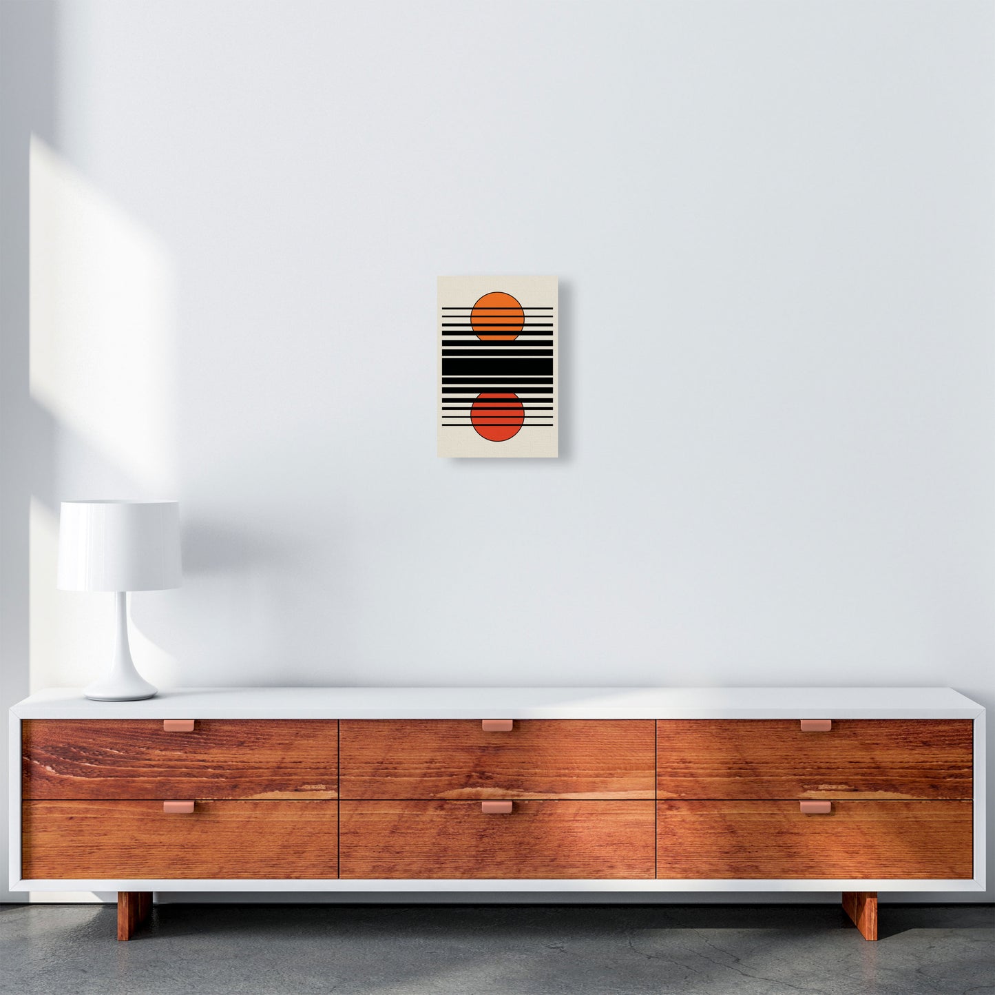 Geometric Suns II Art Print by Jason Stanley A4 Canvas