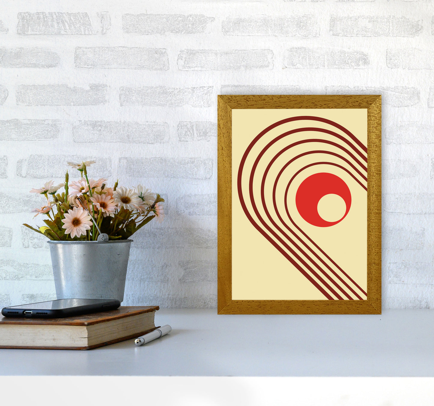 Minimal Geometric Series - 37 Art Print by Jason Stanley A4 Print Only