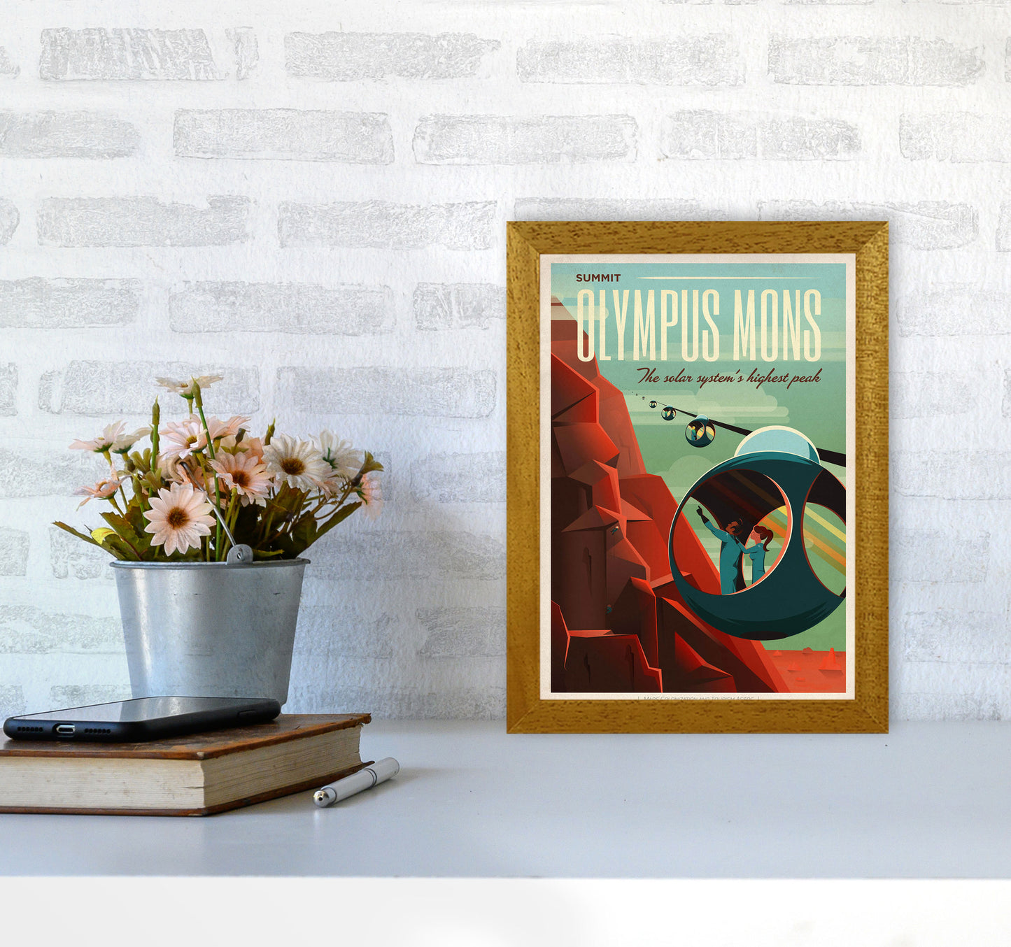 Spacex - Valles Marineris Art Print by Jason Stanley A4 Print Only