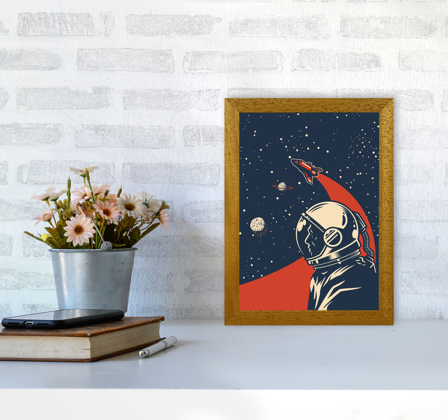 Outer Space Series - #13 Art Print by Jason Stanley A4 Print Only