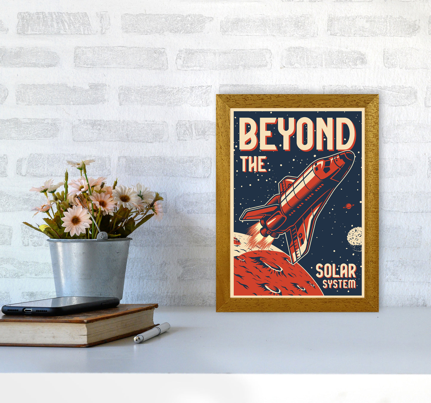 Outer Space Series - #14 Art Print by Jason Stanley A4 Print Only