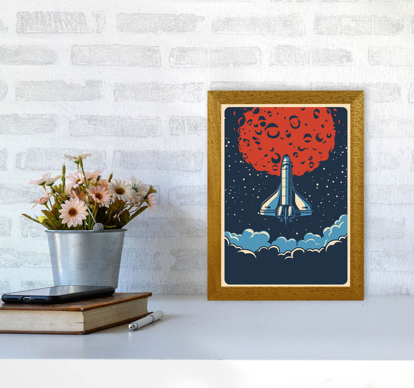 Outer Space Series - #15 Art Print by Jason Stanley A4 Print Only