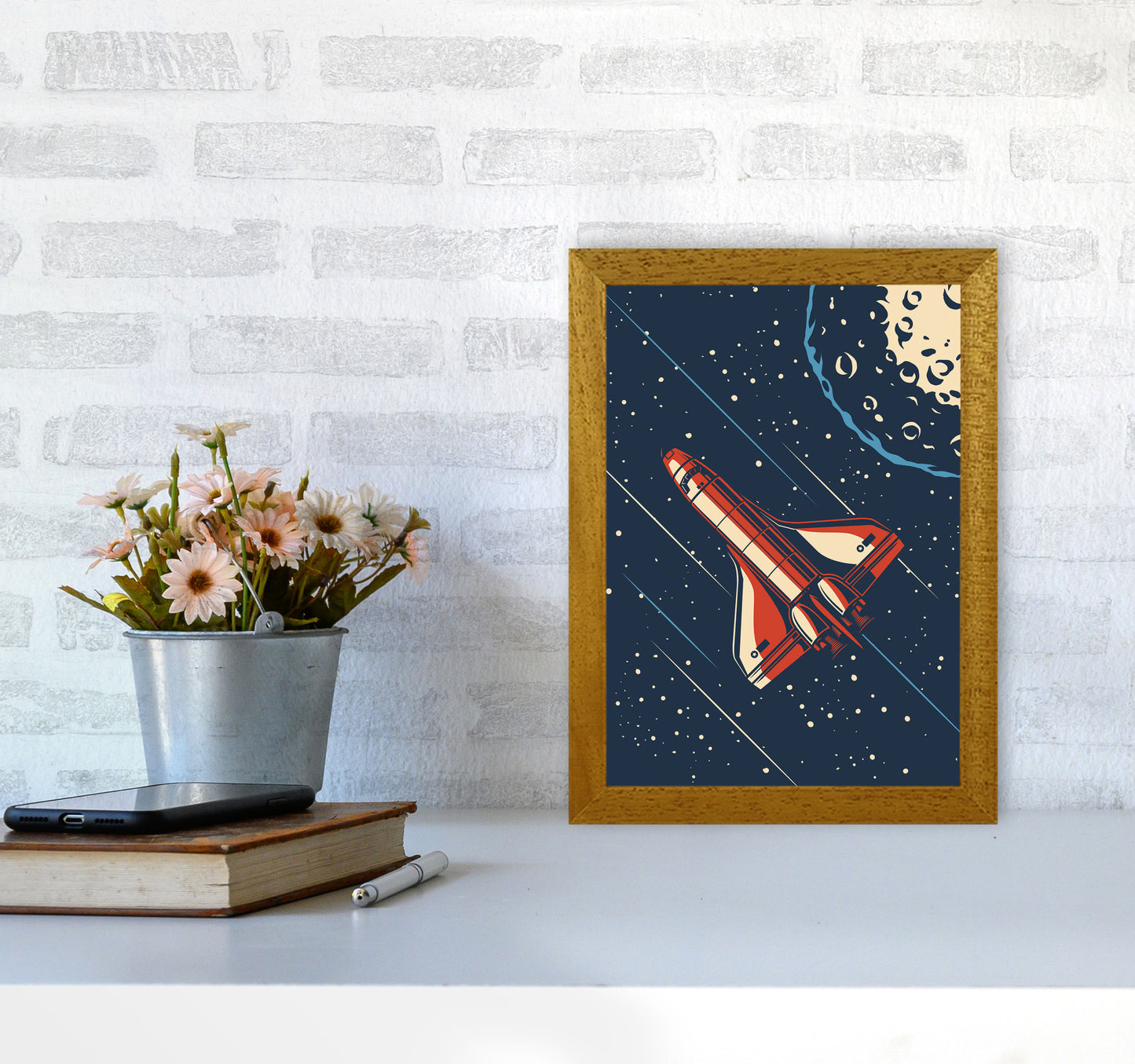 Outer Space Series - #16 Art Print by Jason Stanley A4 Print Only