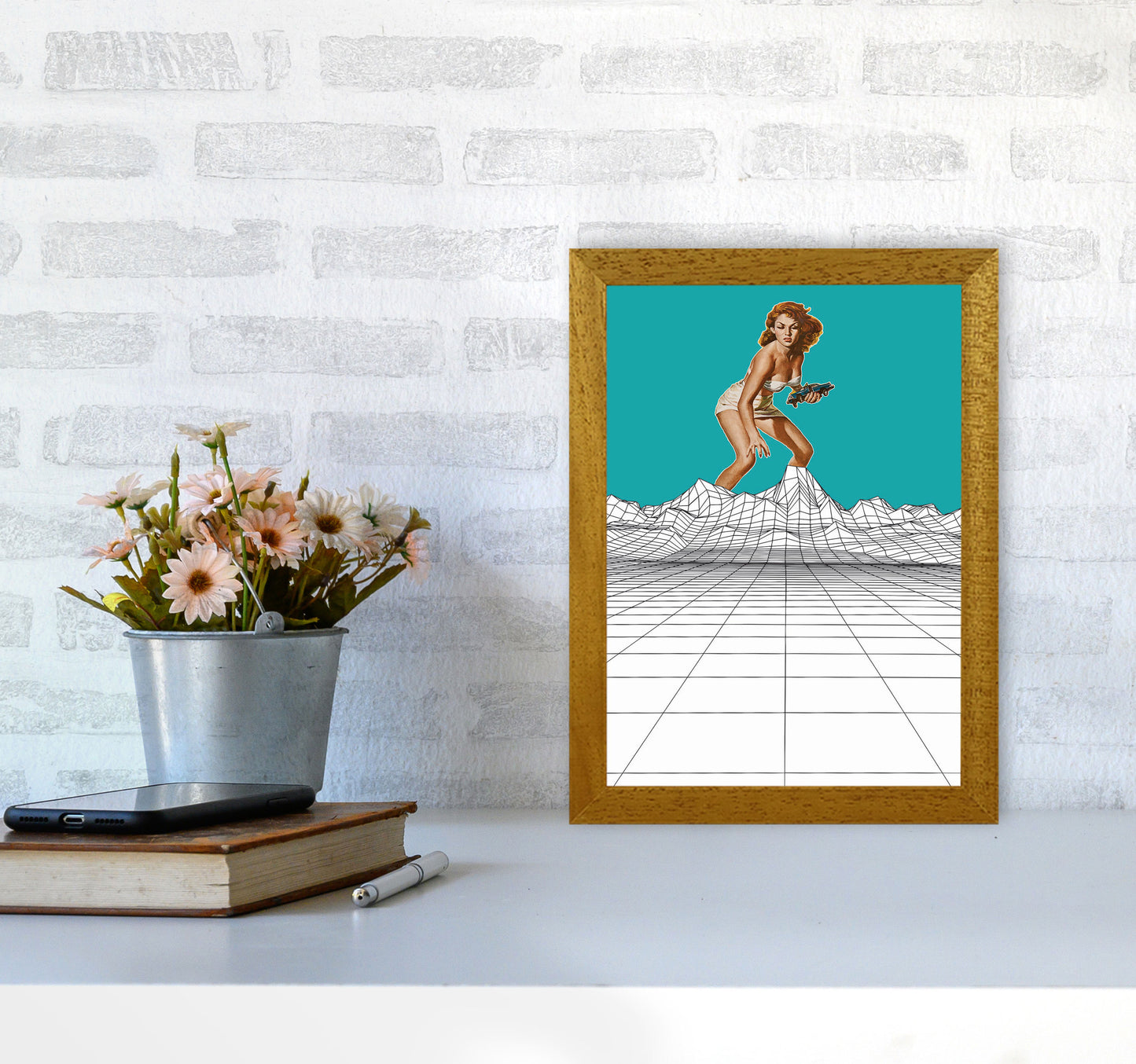 Attack In The Mountains Art Print by Jason Stanley A4 Print Only
