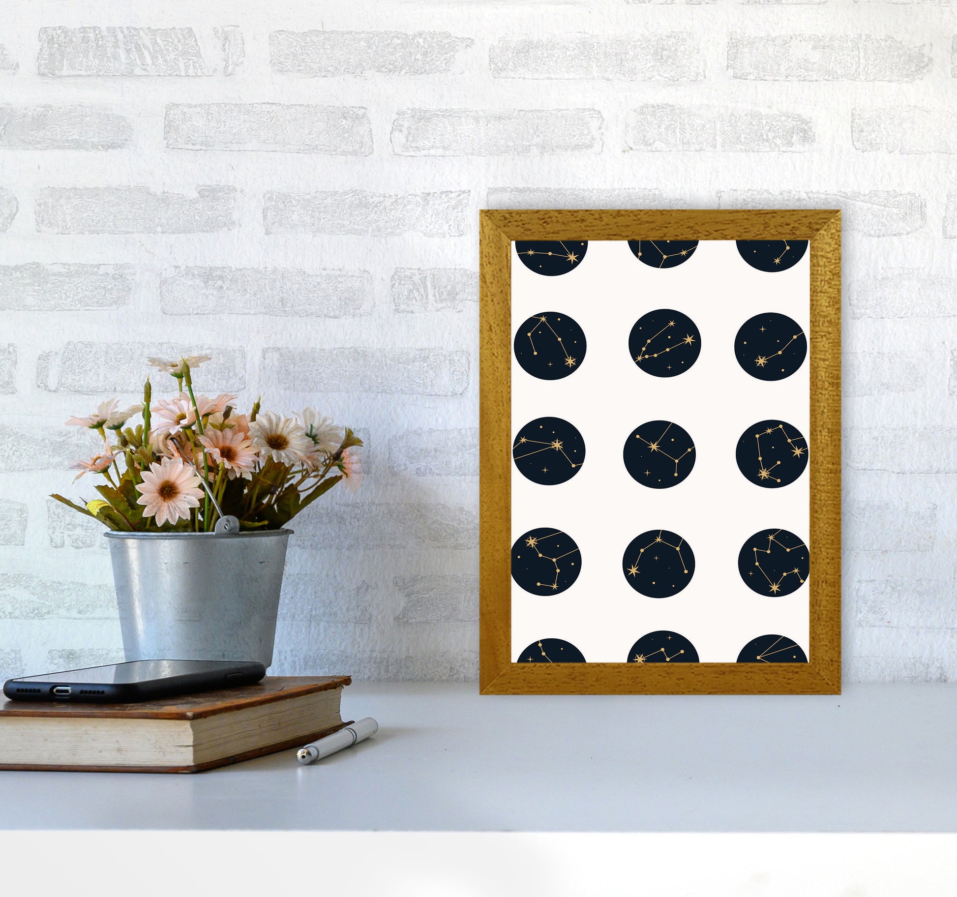 Constellations Art Print by Jason Stanley A4 Print Only