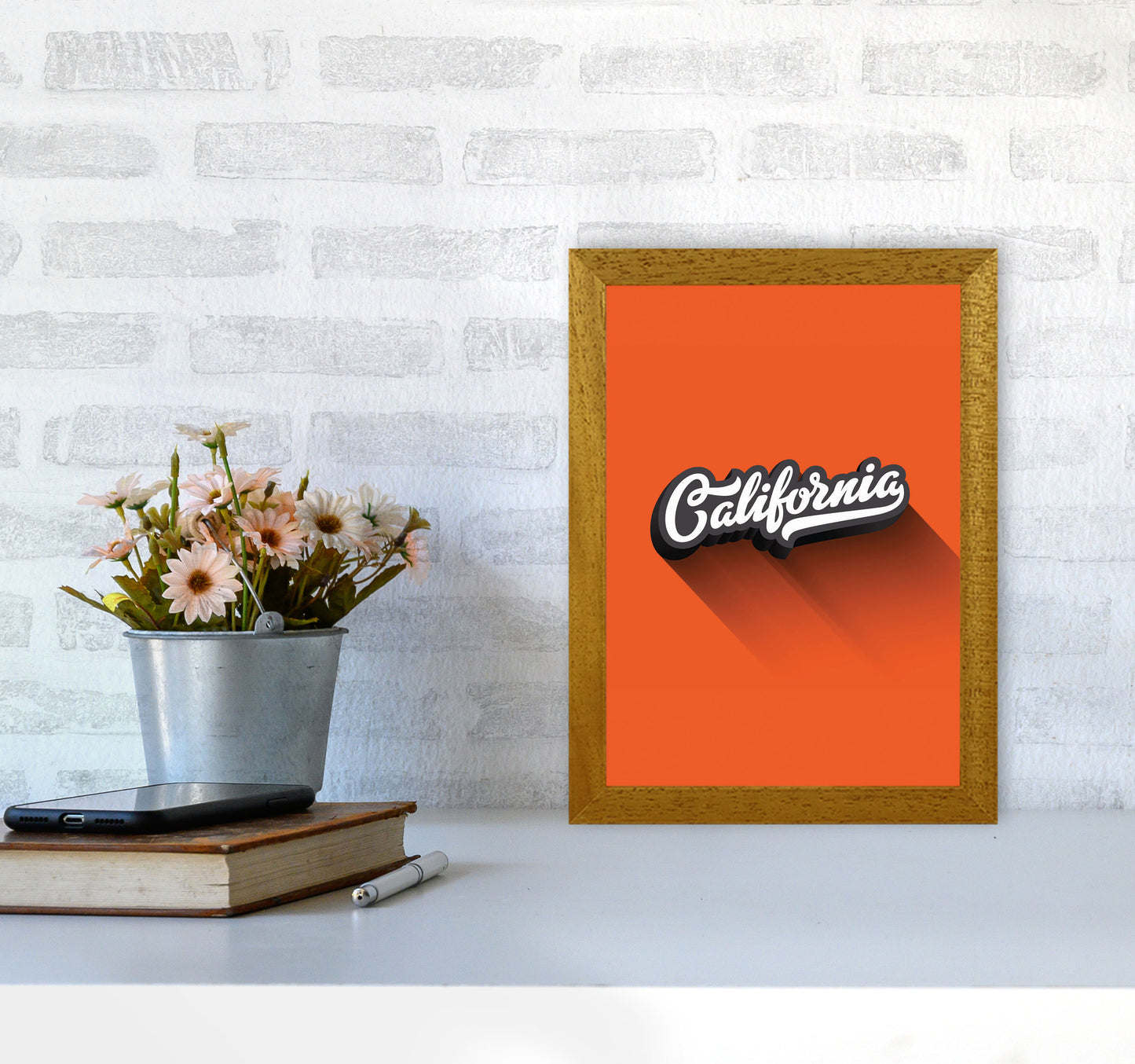 California Art Print by Jason Stanley A4 Print Only