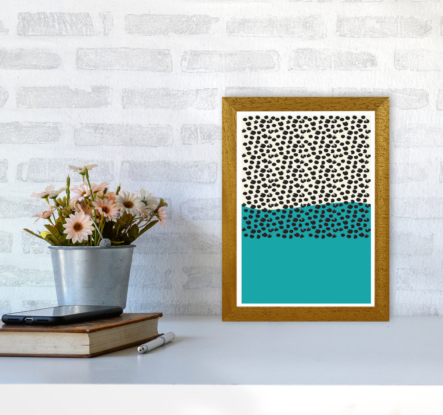 Blue Vibe 2 Art Print by Jason Stanley A4 Print Only
