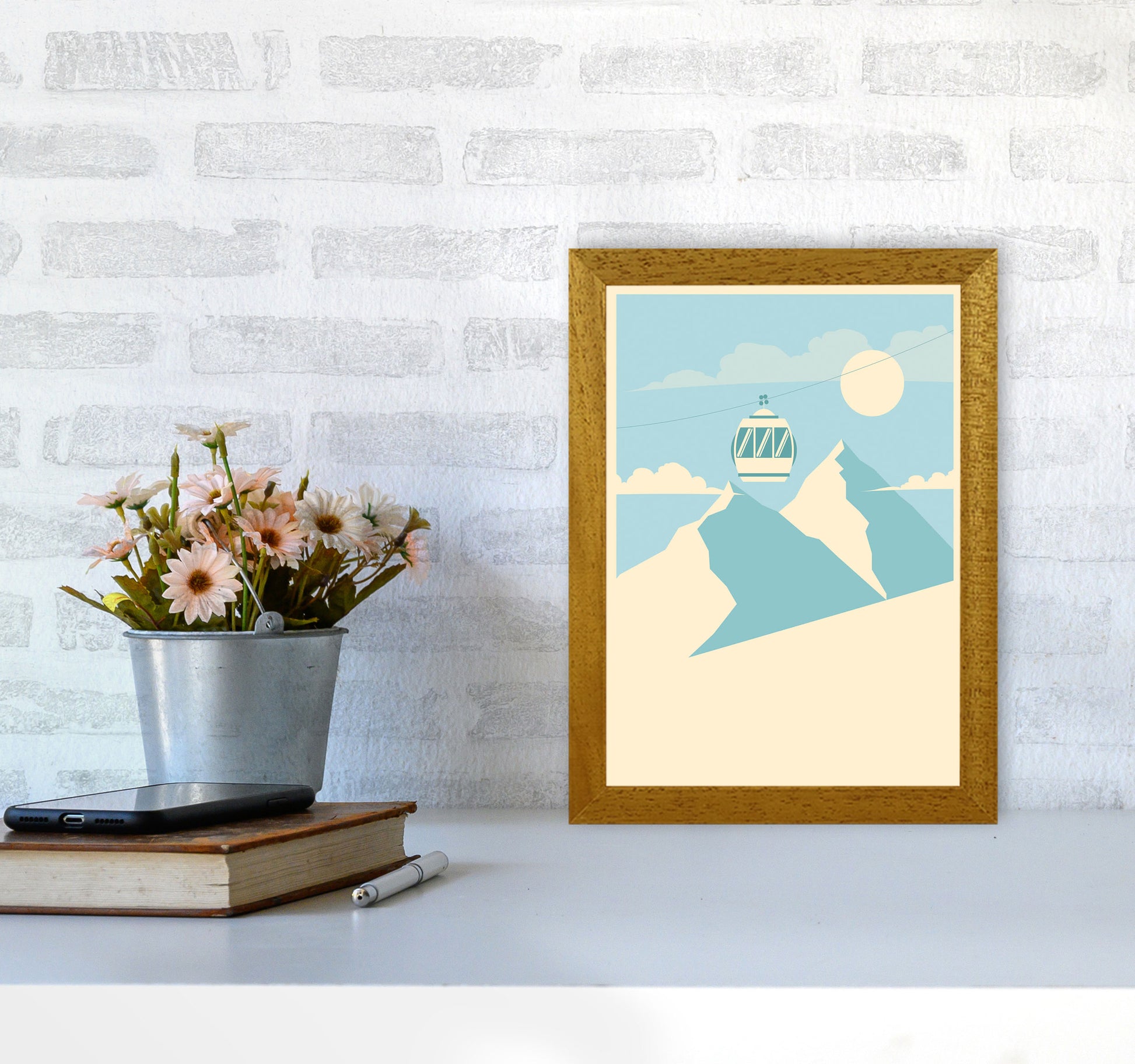 Gondola Ride Art Print by Jason Stanley A4 Print Only