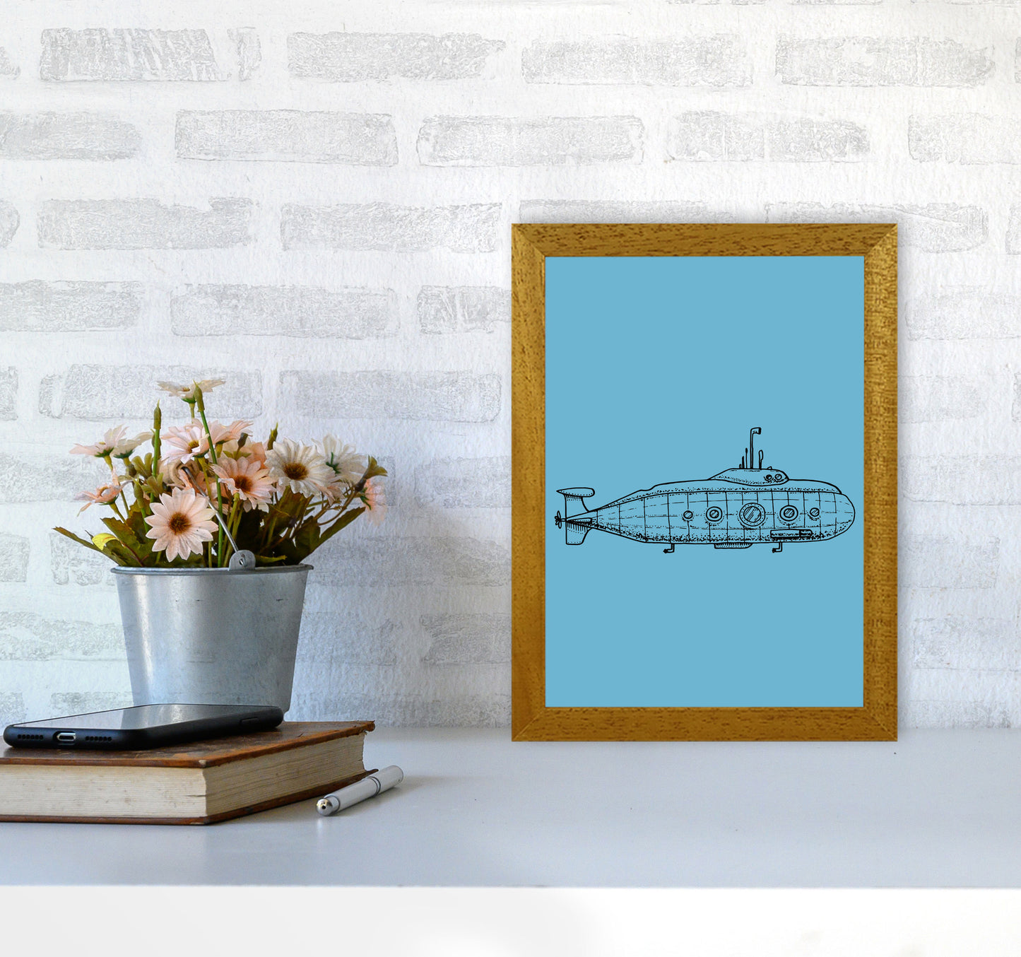 Below Sea Art Print by Jason Stanley A4 Print Only