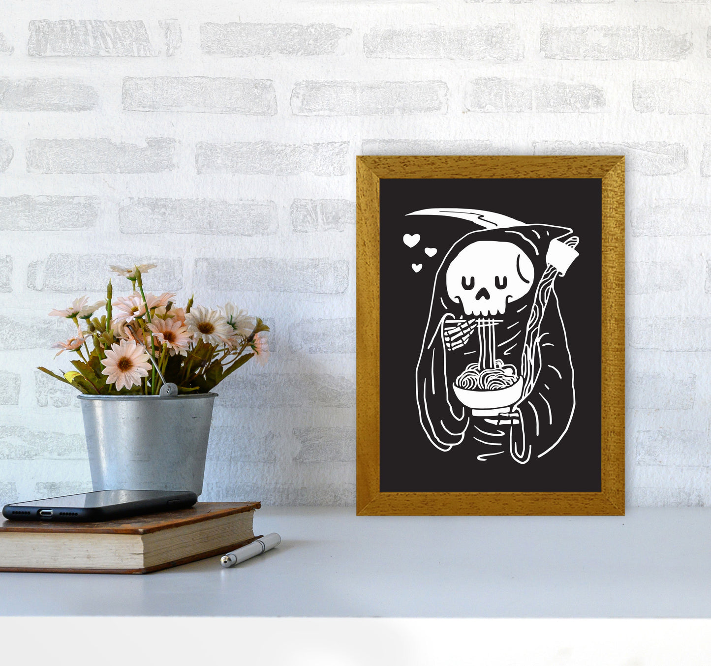 But First...Noodles Art Print by Jason Stanley A4 Print Only