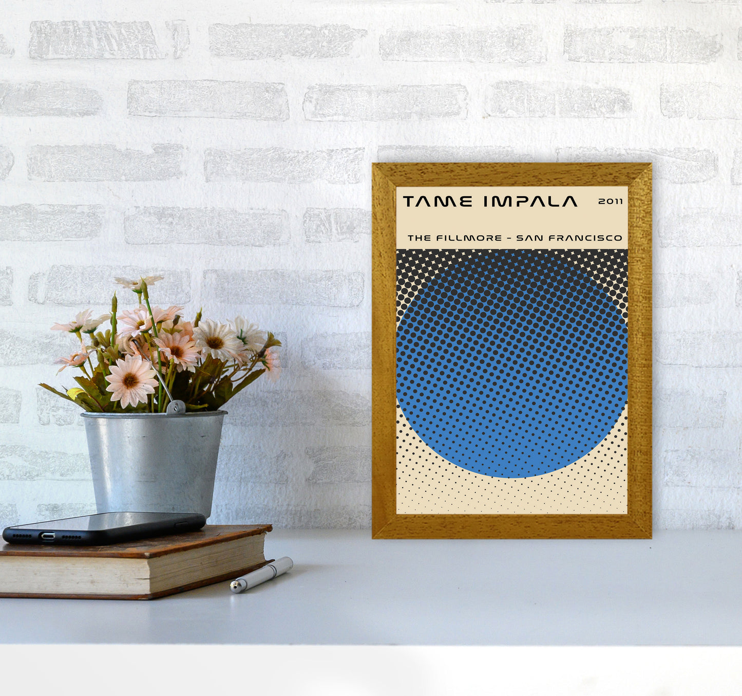 Tame Impala Live In San Francisco Art Print by Jason Stanley A4 Print Only