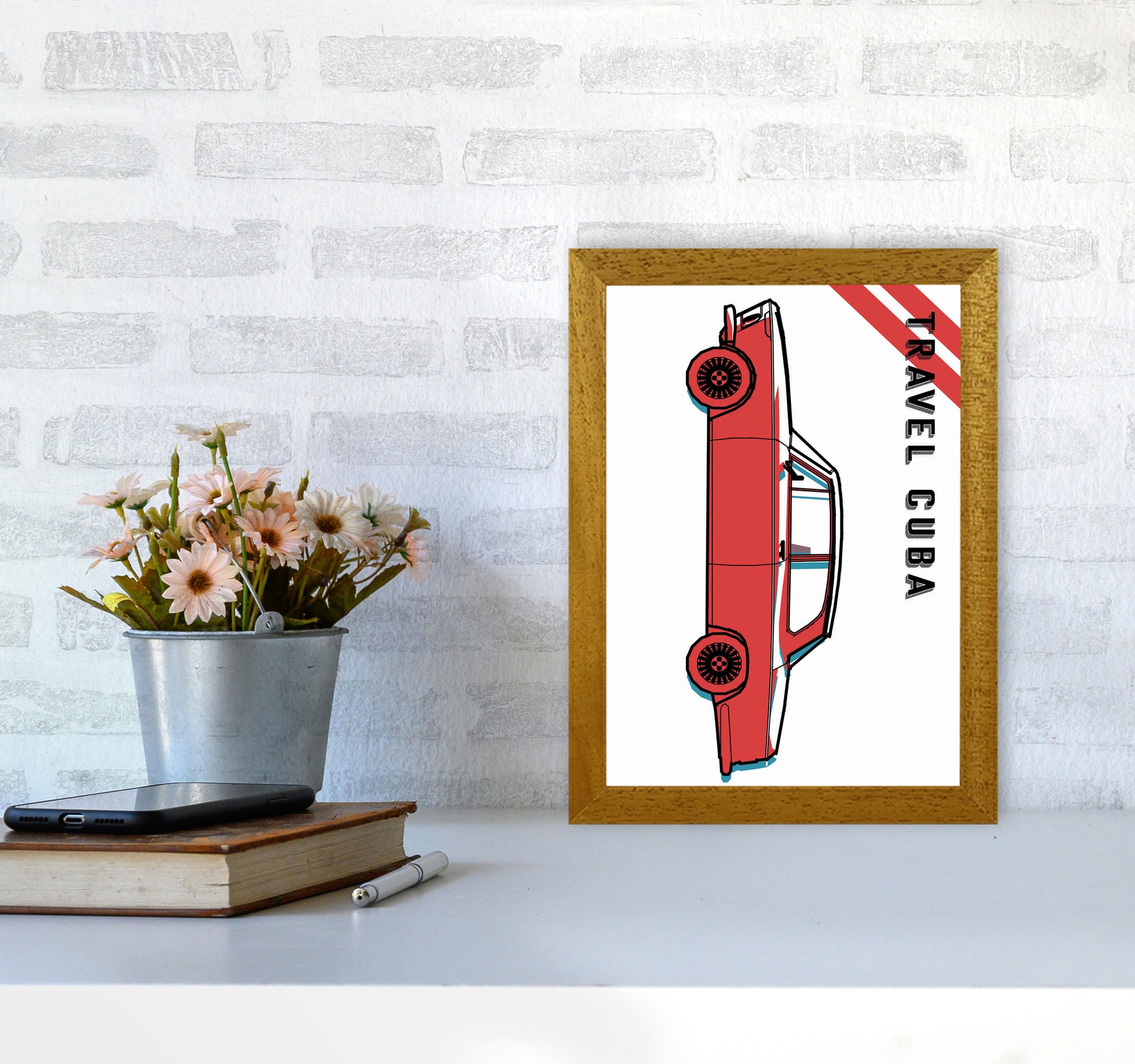 Travel Cuba Art Print by Jason Stanley A4 Print Only