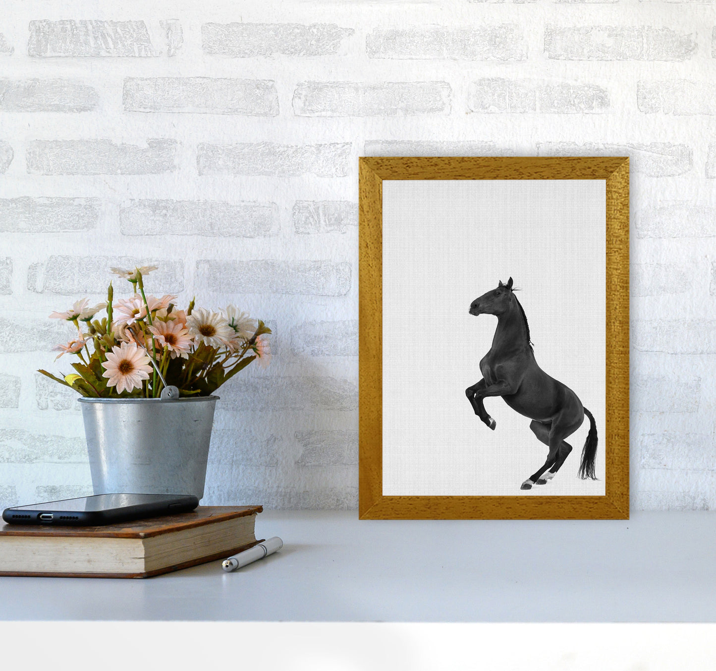 The Dark Horse Rides At Night #2 Art Print by Jason Stanley A4 Print Only