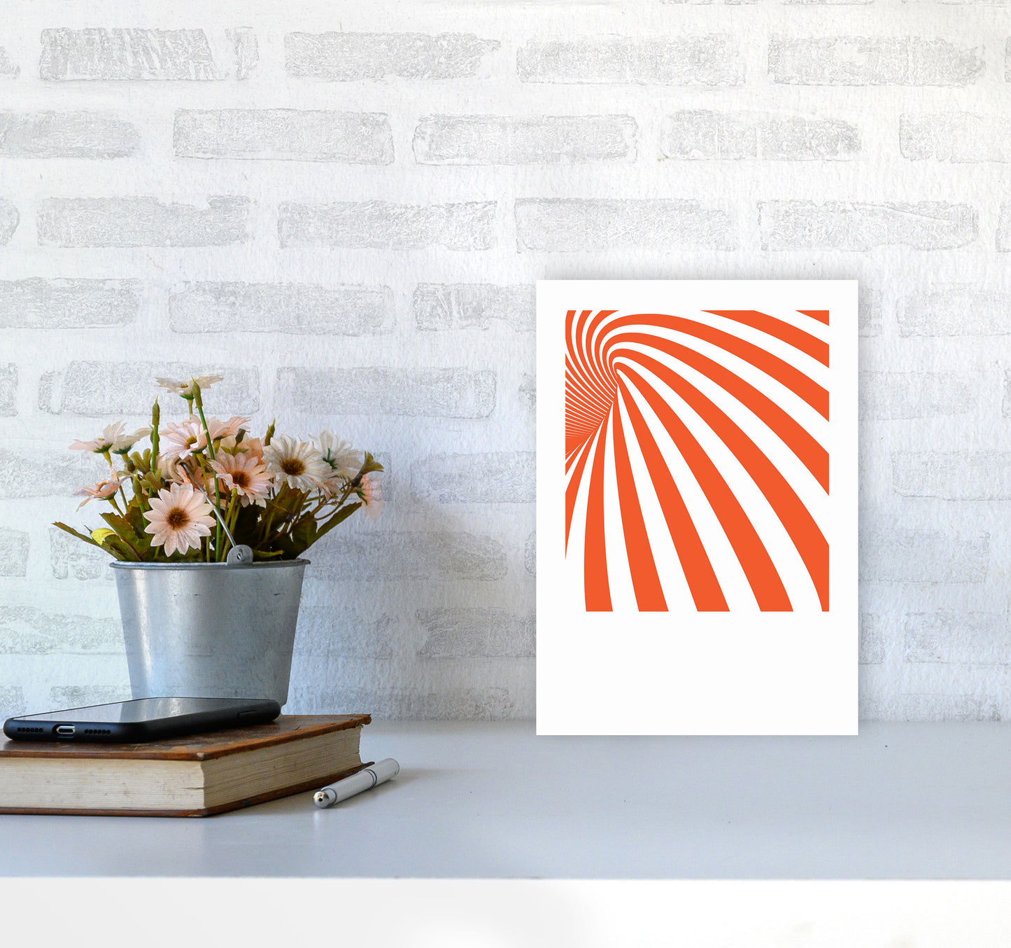 Minimal Geometric Series - 18 Art Print by Jason Stanley A4 Black Frame