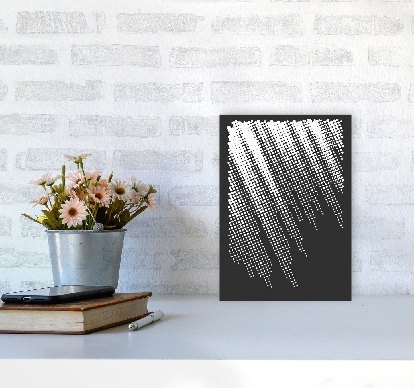 Minimal Geometric Series - 40 Art Print by Jason Stanley A4 Black Frame