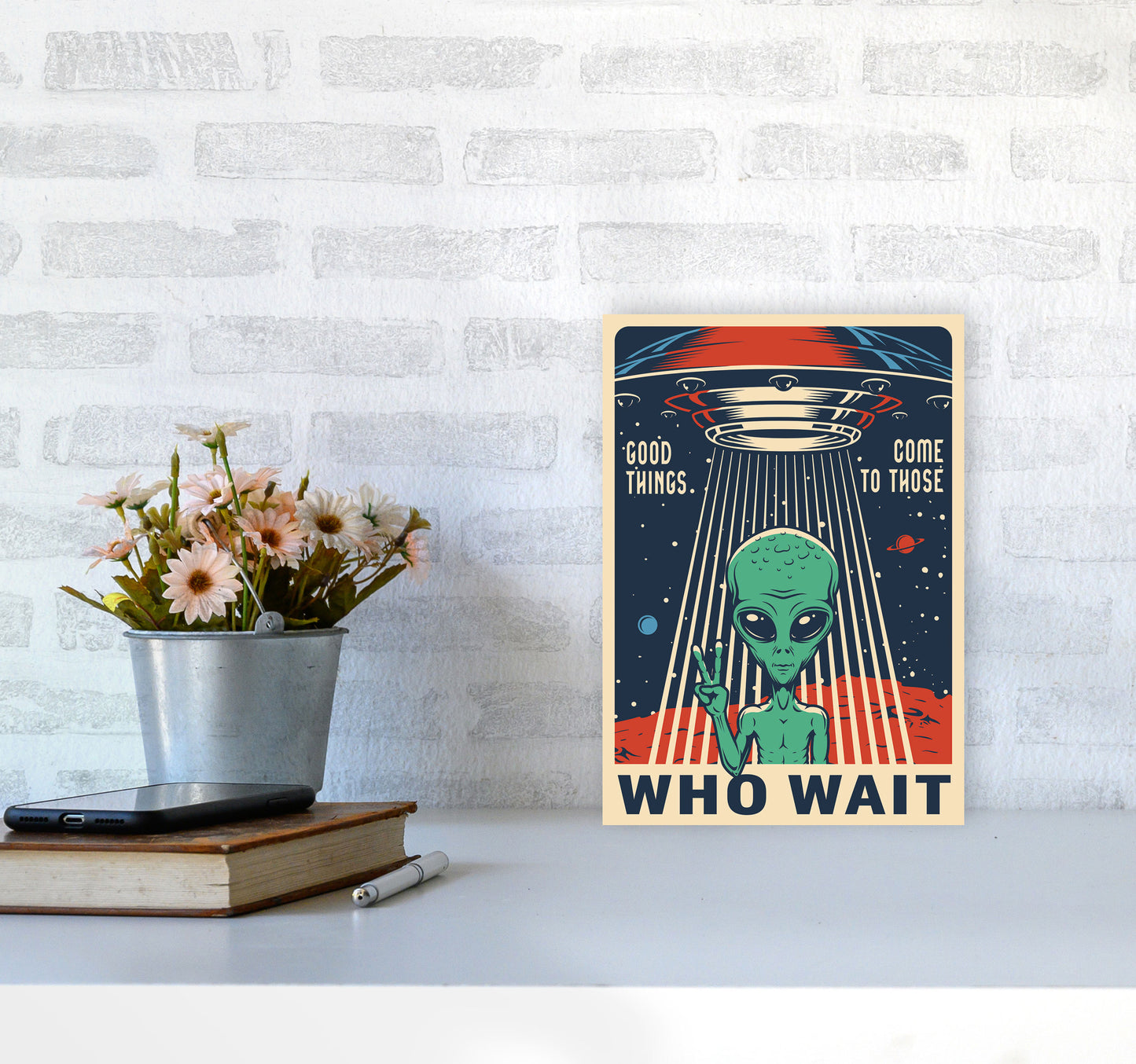 Outer Space Series - #12 Art Print by Jason Stanley A4 Black Frame