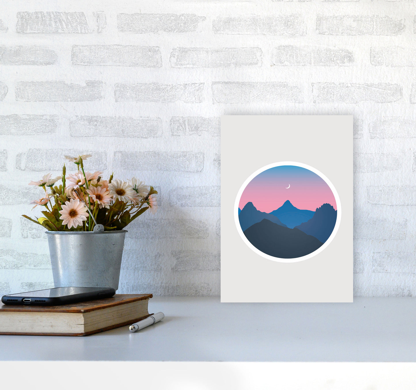 Moody Moonrise Kingdom Art Print by Jason Stanley A4 Black Frame