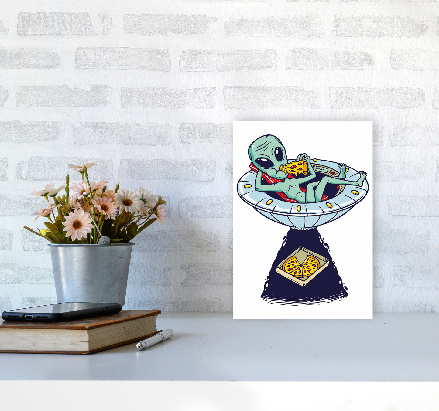 Delivery Please Art Print by Jason Stanley A4 Black Frame