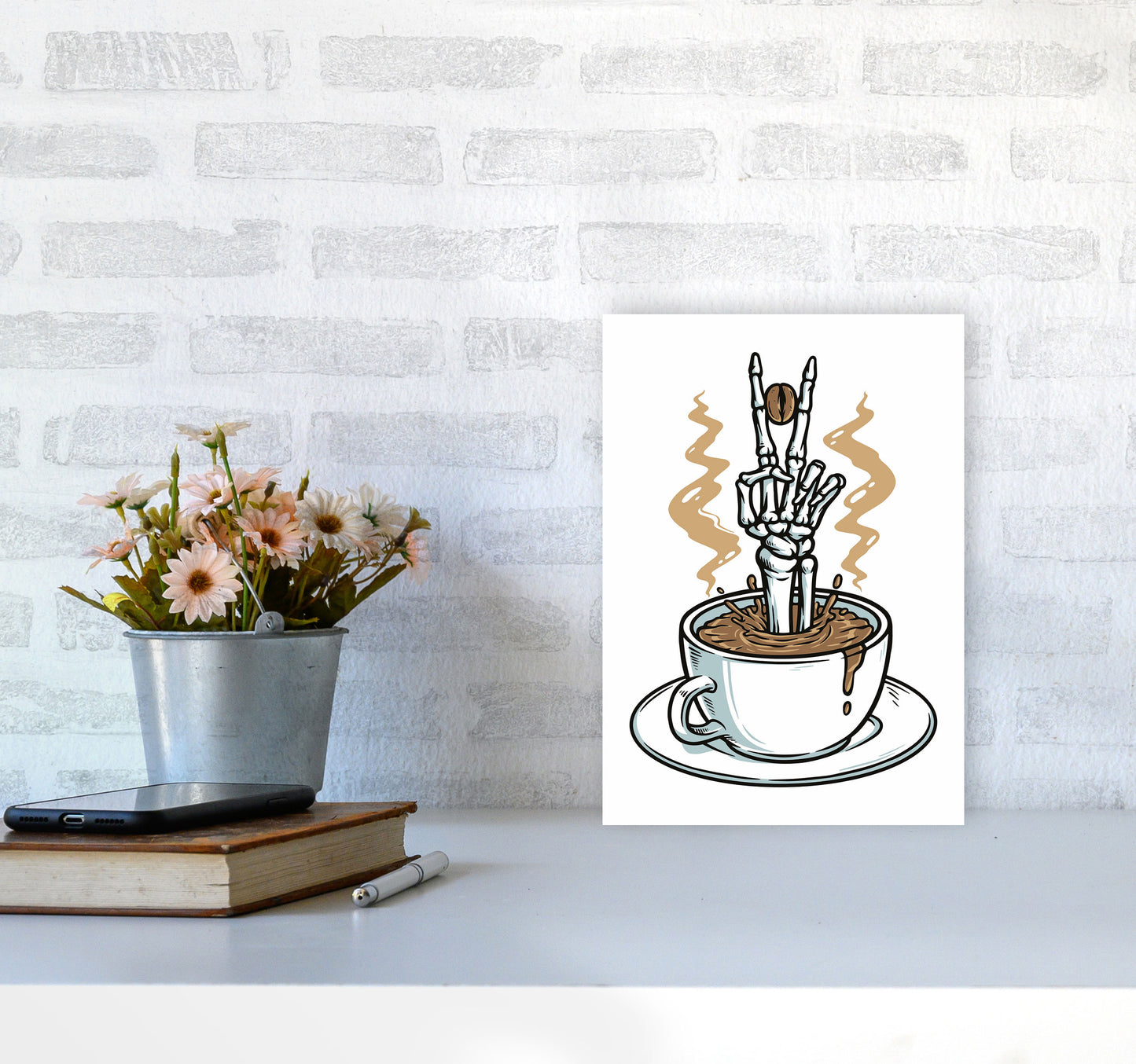 Peace!! Art Print by Jason Stanley A4 Black Frame