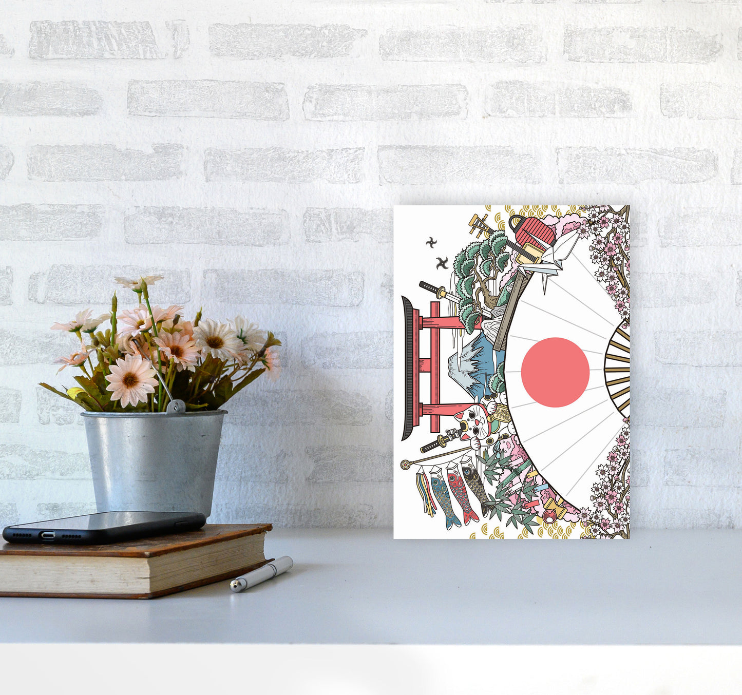 All Japan Has To Offer Art Print by Jason Stanley A4 Black Frame