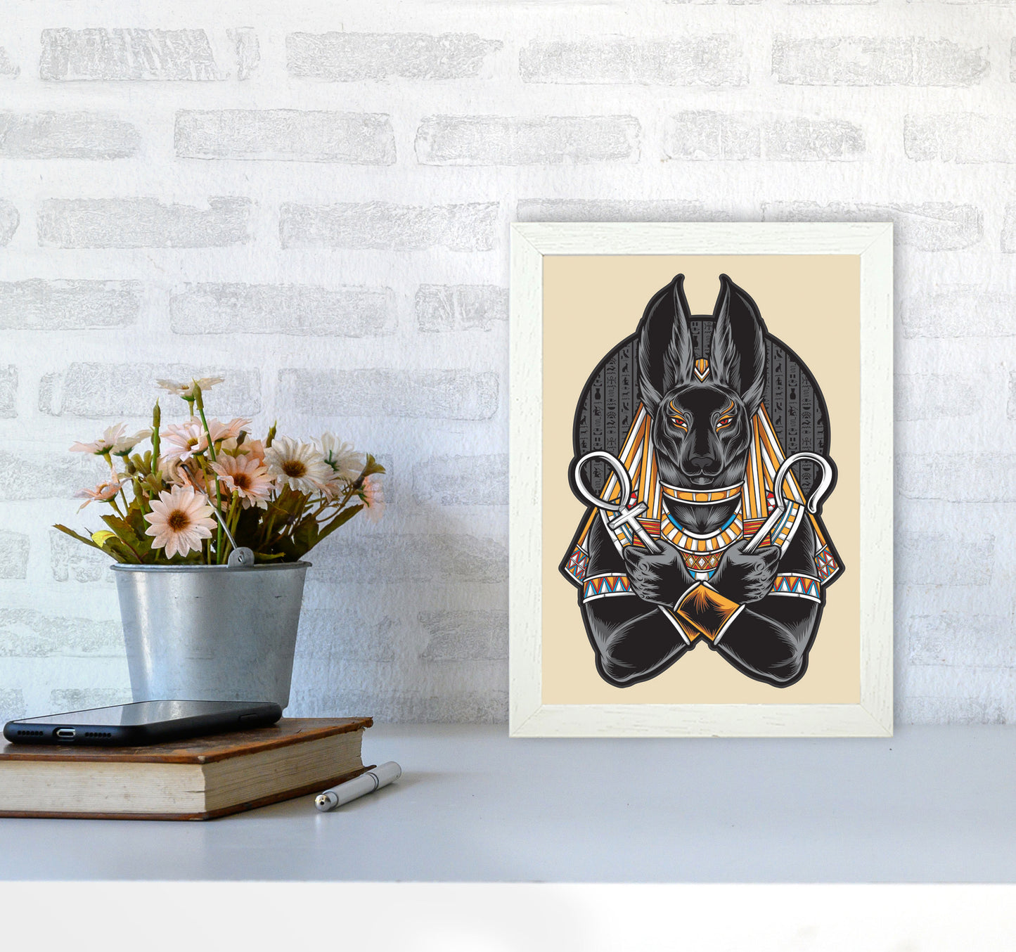 Lord Of The Dead Art Print by Jason Stanley A4 Oak Frame
