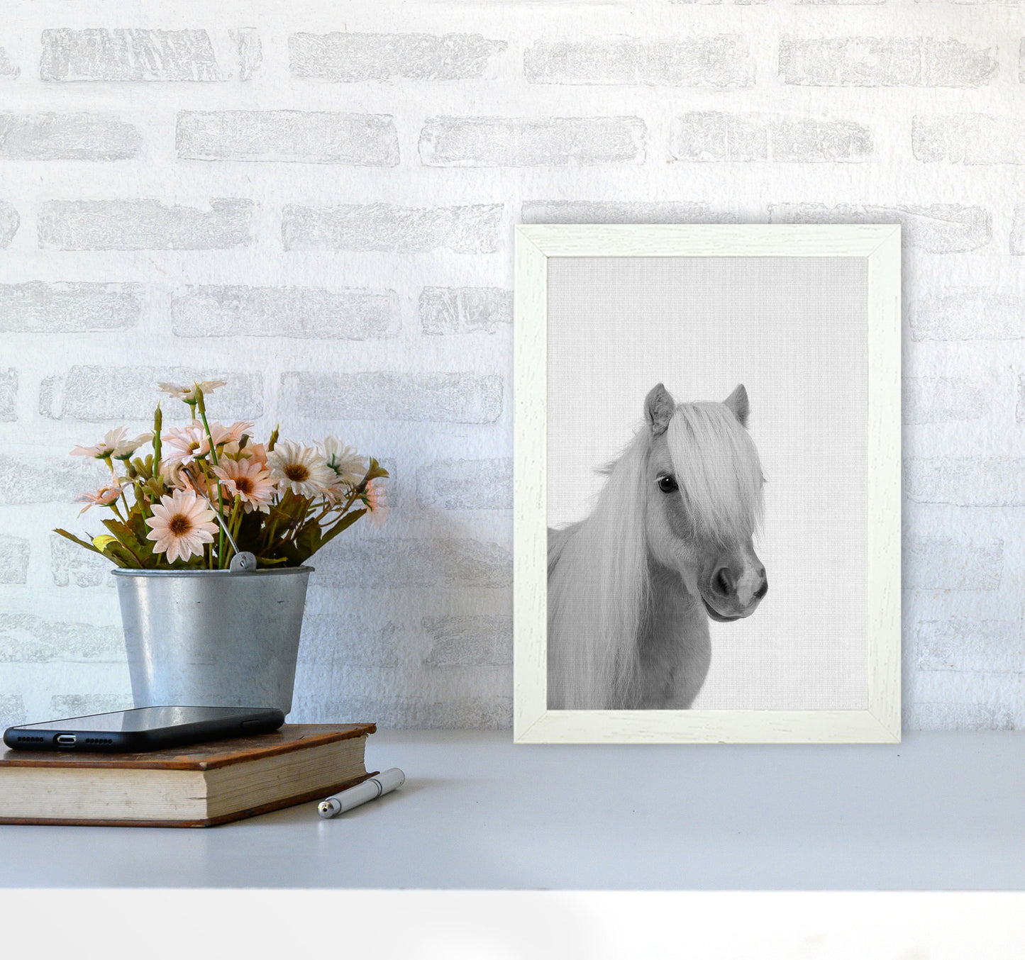 Stay Gold Pony Boy Art Print by Jason Stanley A4 Oak Frame