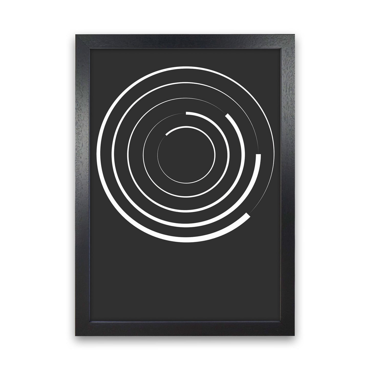 Minimal Geometric Series - 28 Art Print by Jason Stanley Black Grain