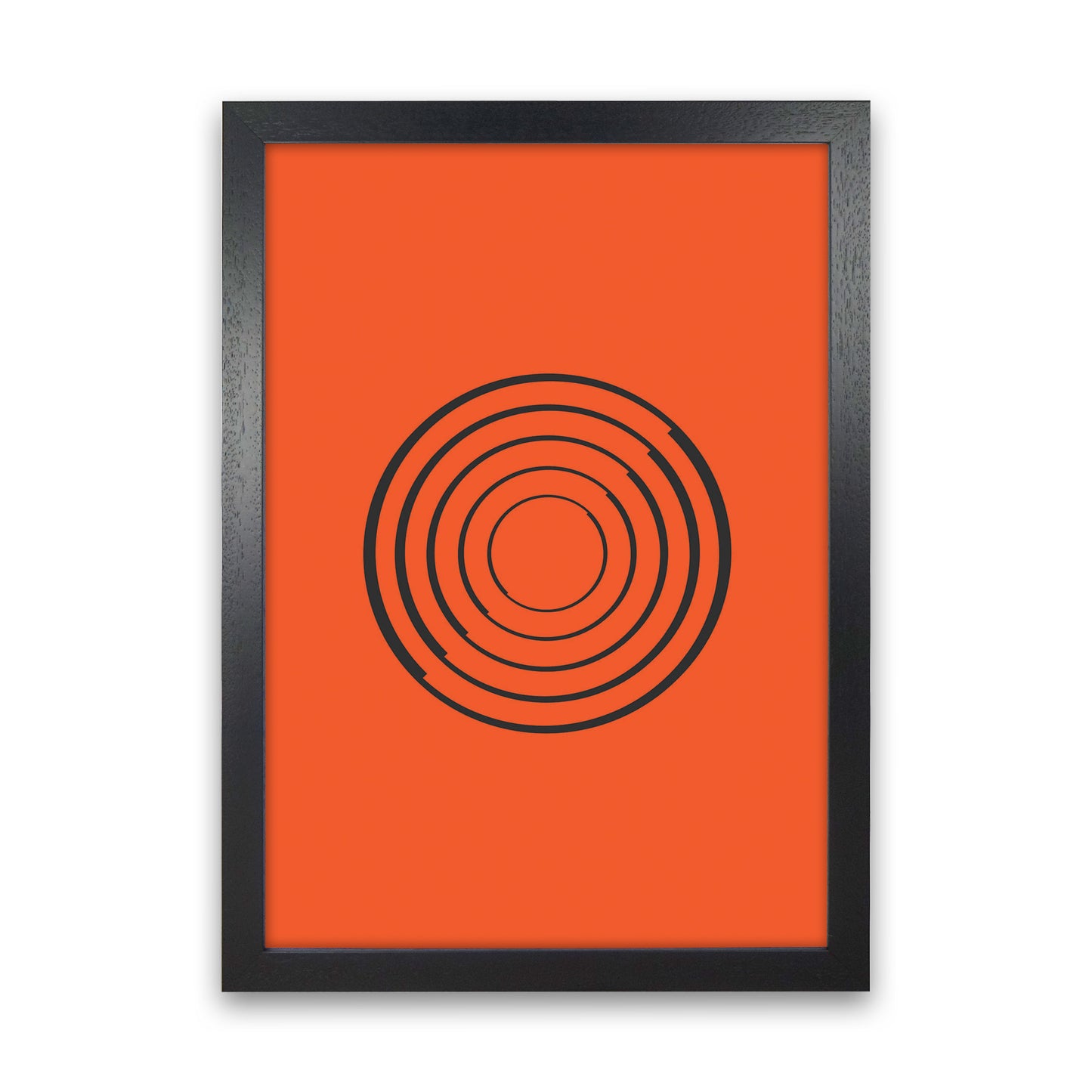 Minimal Geometric Series - 27 Art Print by Jason Stanley Black Grain