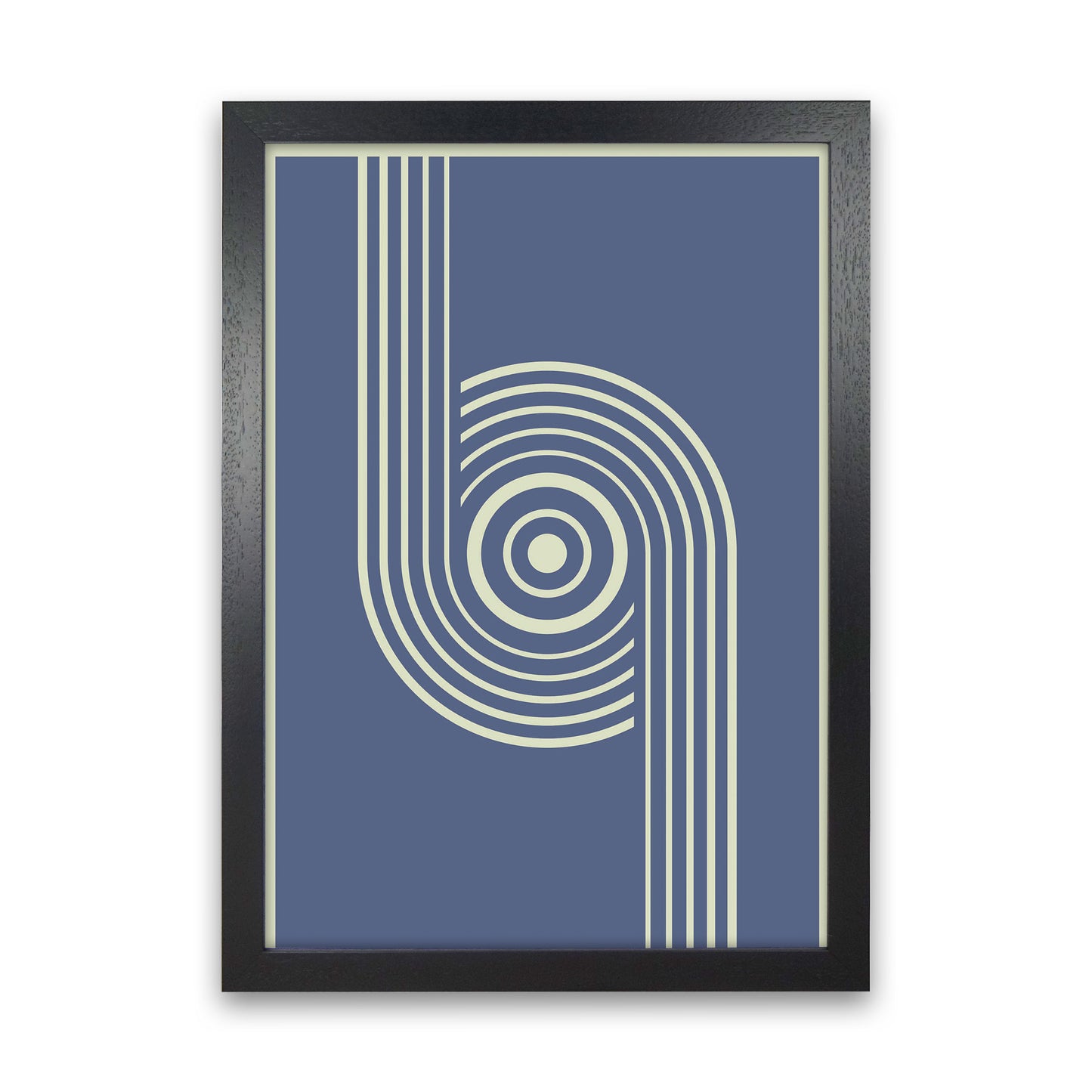 Minimal Geometric Series - 10 Art Print by Jason Stanley Black Grain