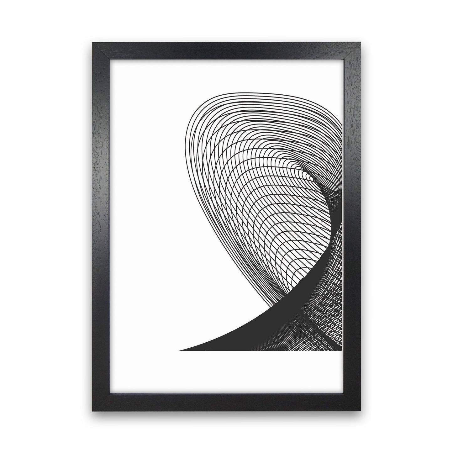 Minimal Geometric Series - 14 Art Print by Jason Stanley Black Grain