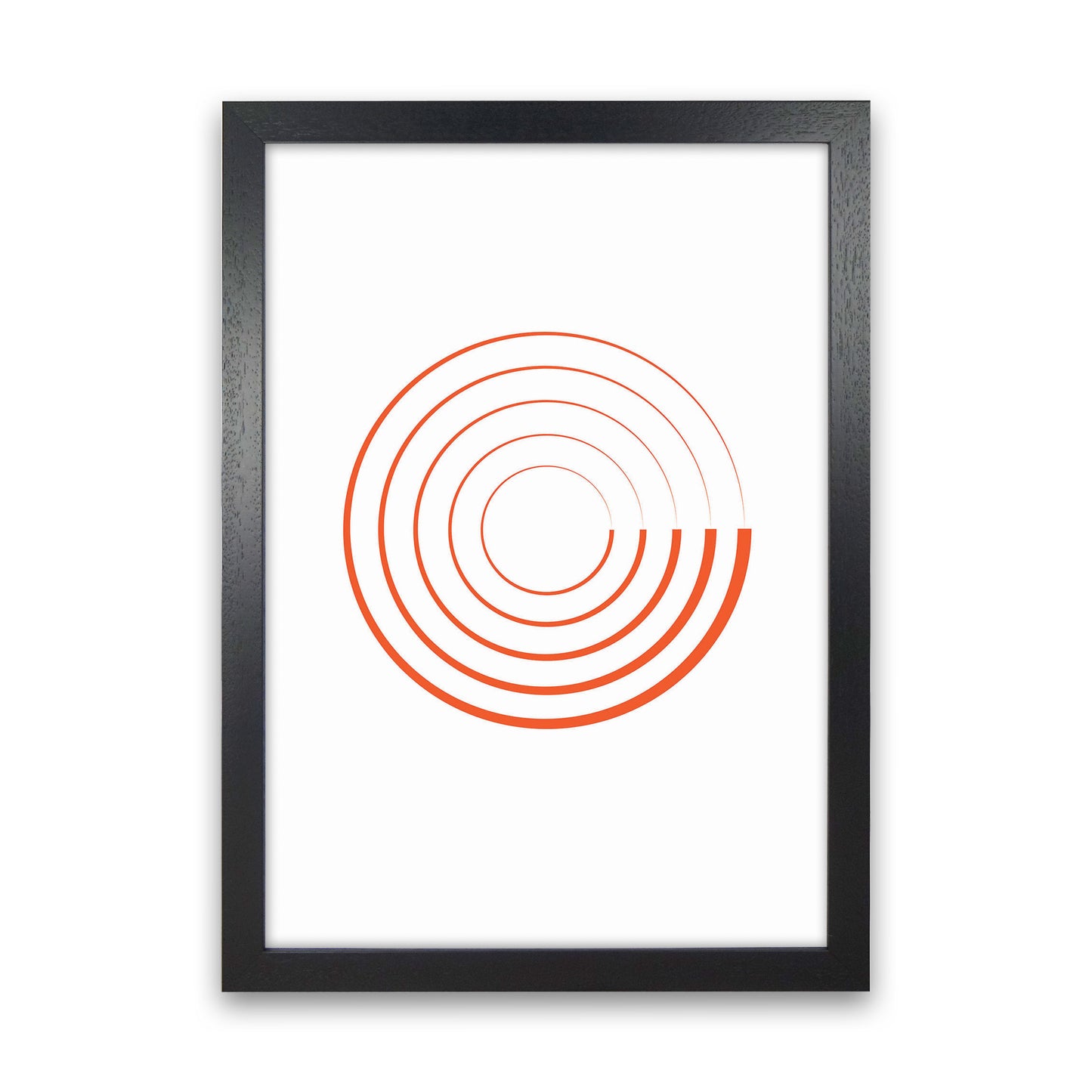 Minimal Geometric Series - 29 Art Print by Jason Stanley Black Grain