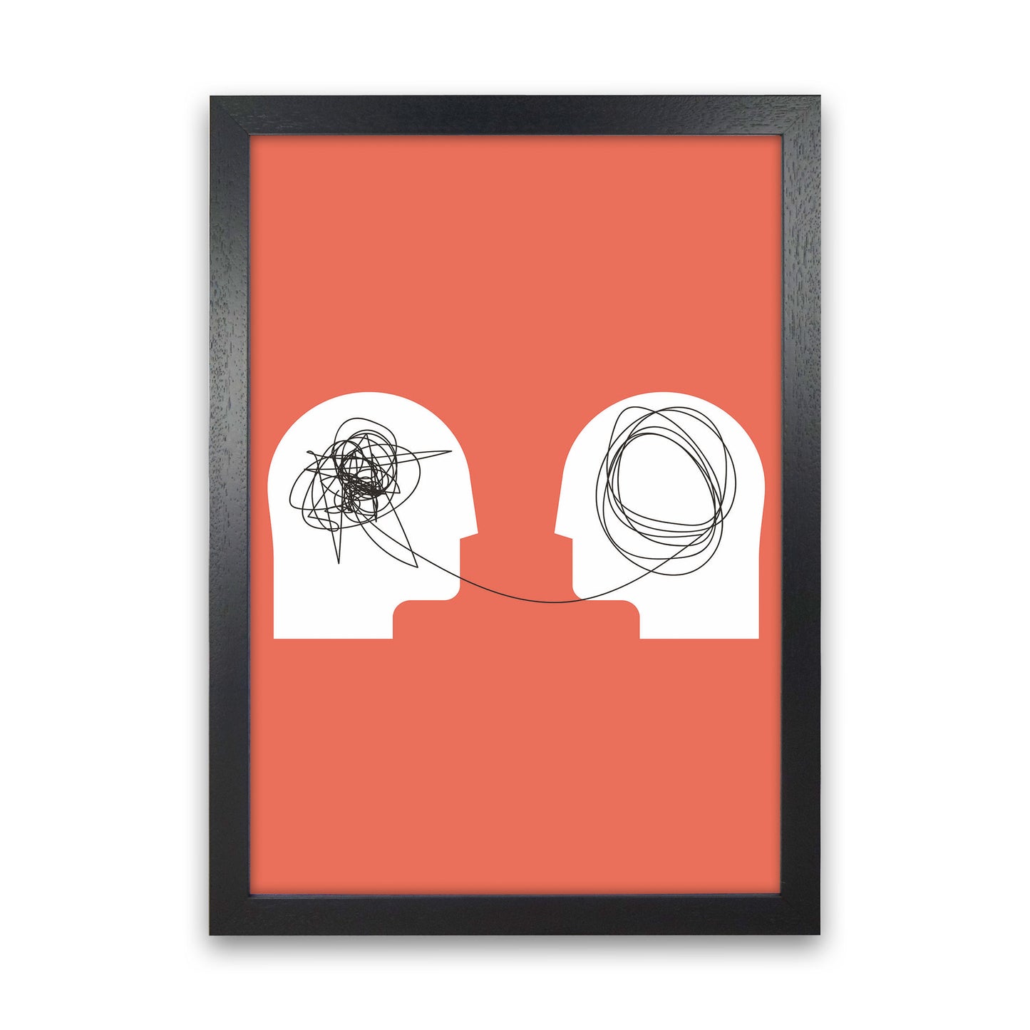 Disorganized To Organized Art Print by Jason Stanley Black Grain