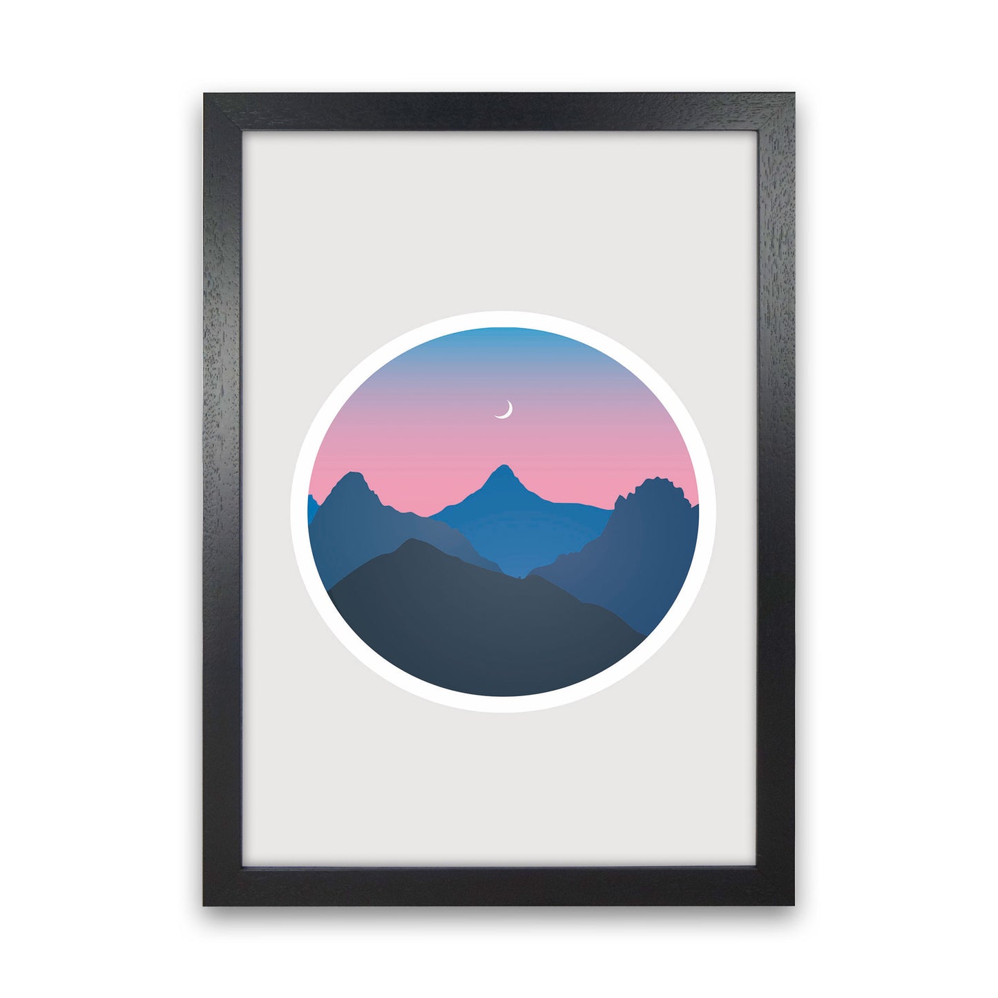 Moody Moonrise Kingdom Art Print by Jason Stanley Black Grain