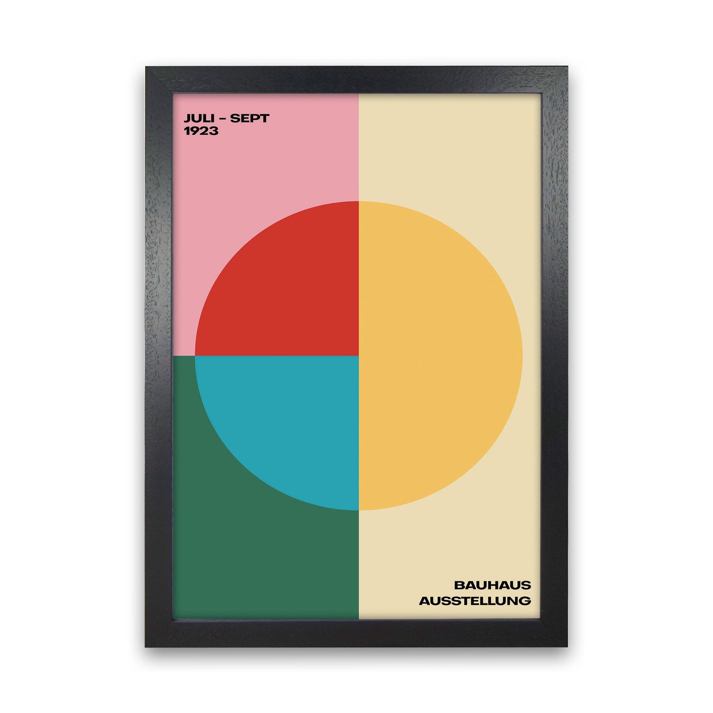 Bauhaus Juli-Sept 1923 Art Print by Jason Stanley Black Grain