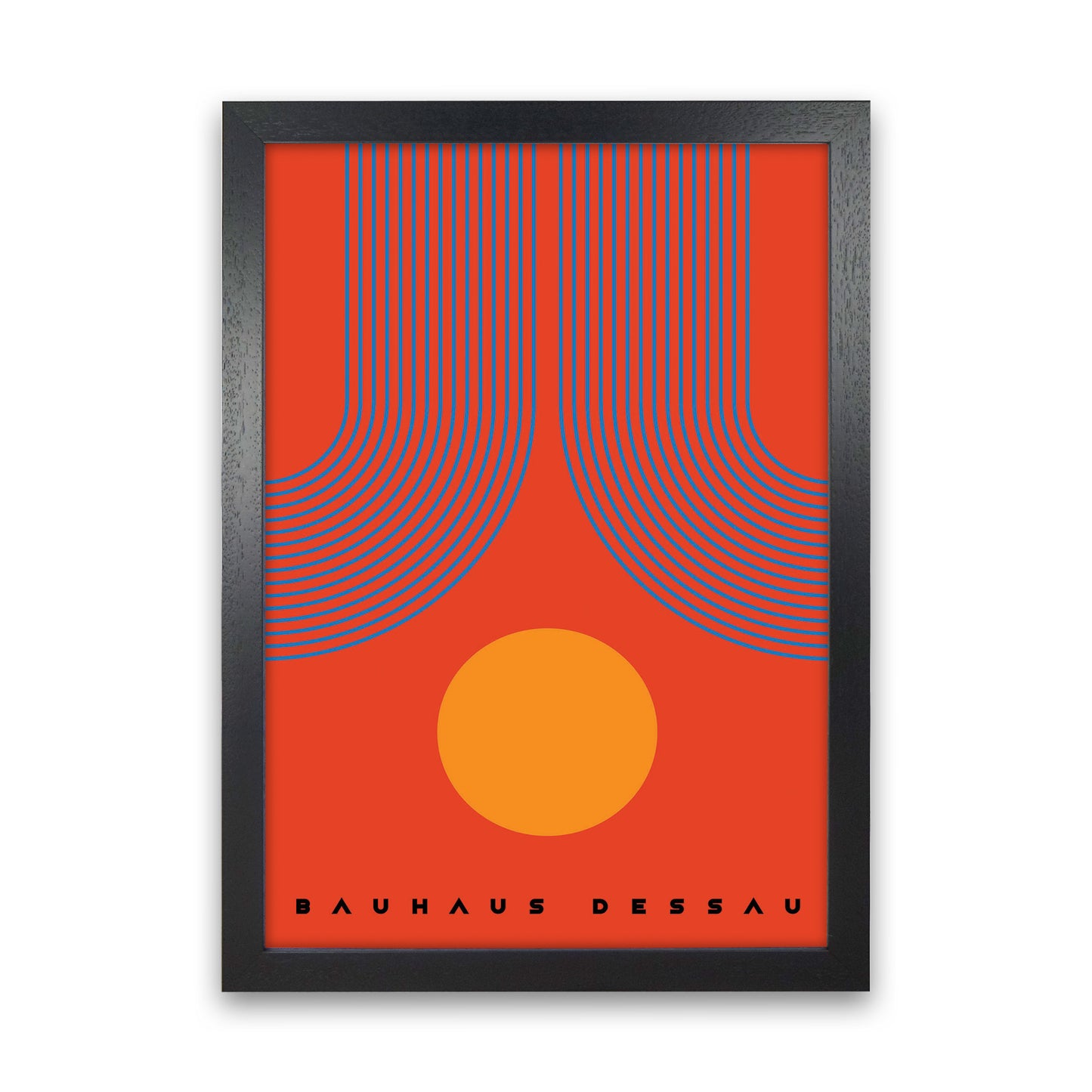 Bauhaus Design IIIII Art Print by Jason Stanley Black Grain