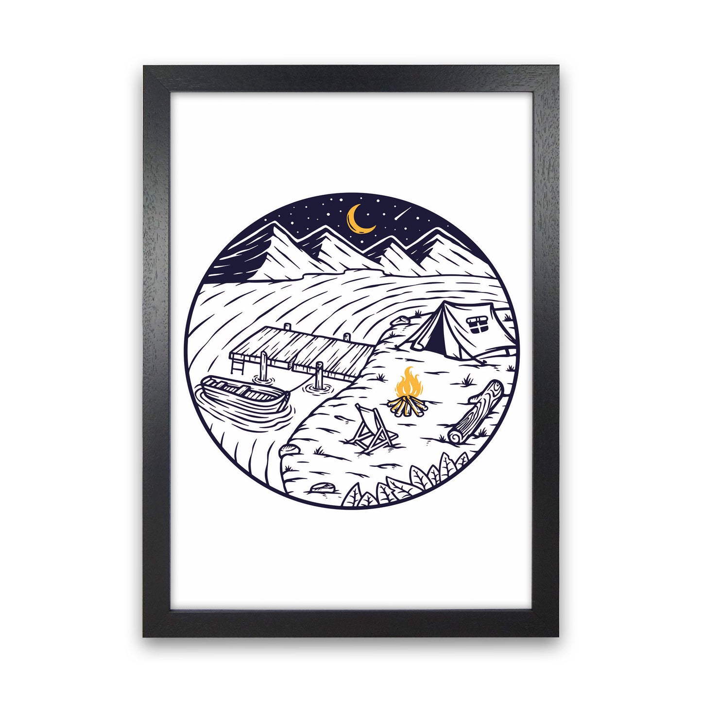 Slice Of Paradise Art Print by Jason Stanley Black Grain